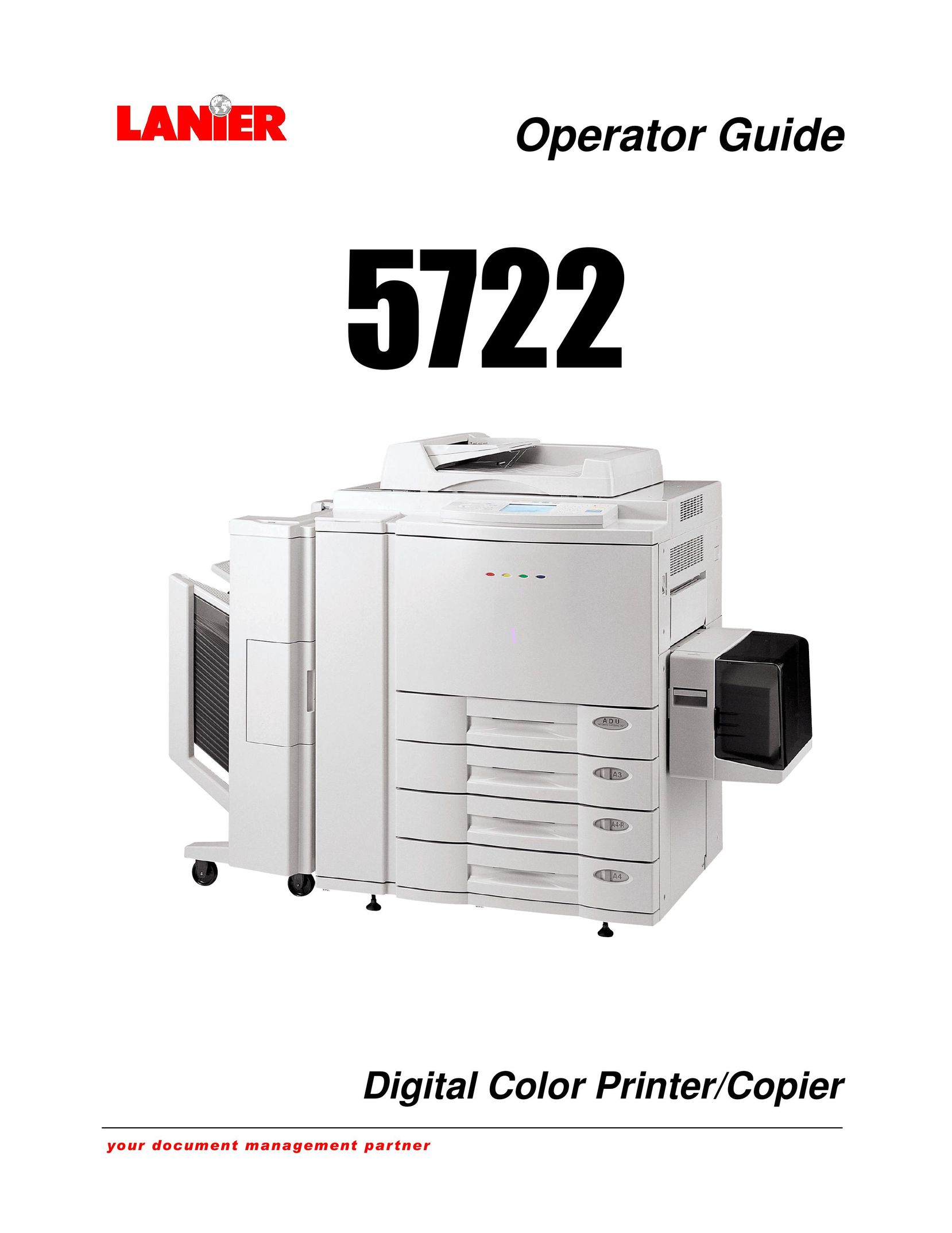 Lanier 5722 All in One Printer User Manual