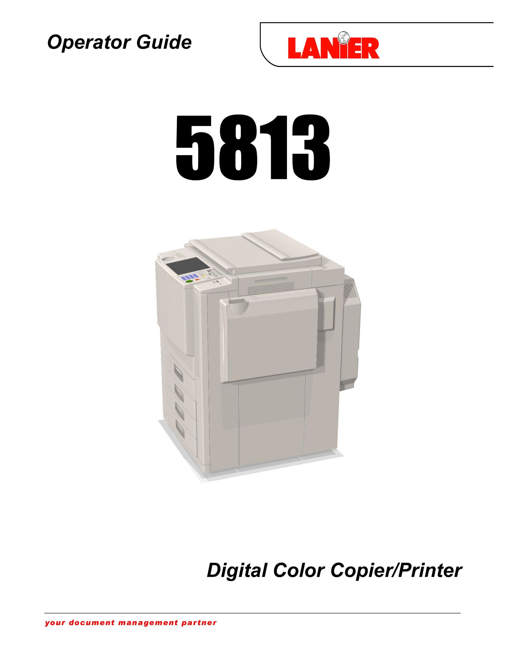 Lanier 5813 All in One Printer User Manual