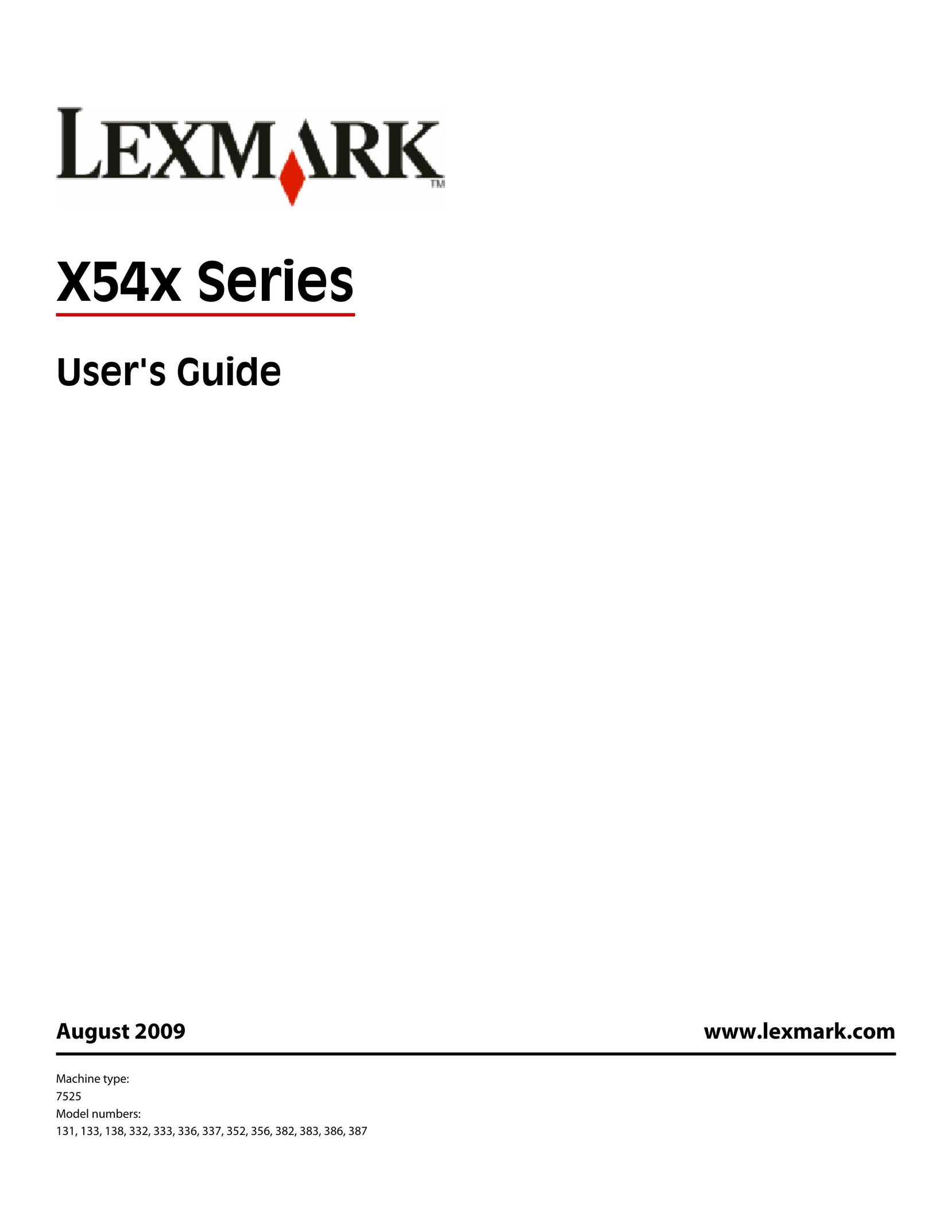 Lexmark 332 All in One Printer User Manual
