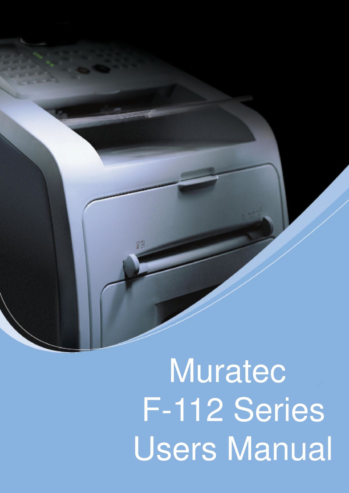Muratec F-112 All in One Printer User Manual