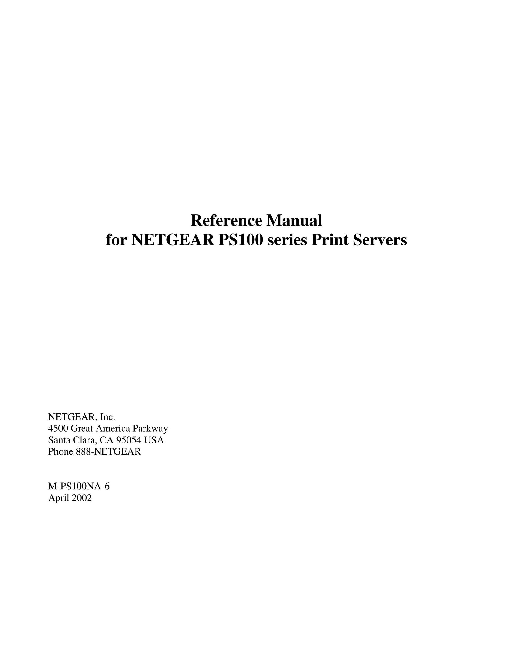 NETGEAR PS100 All in One Printer User Manual