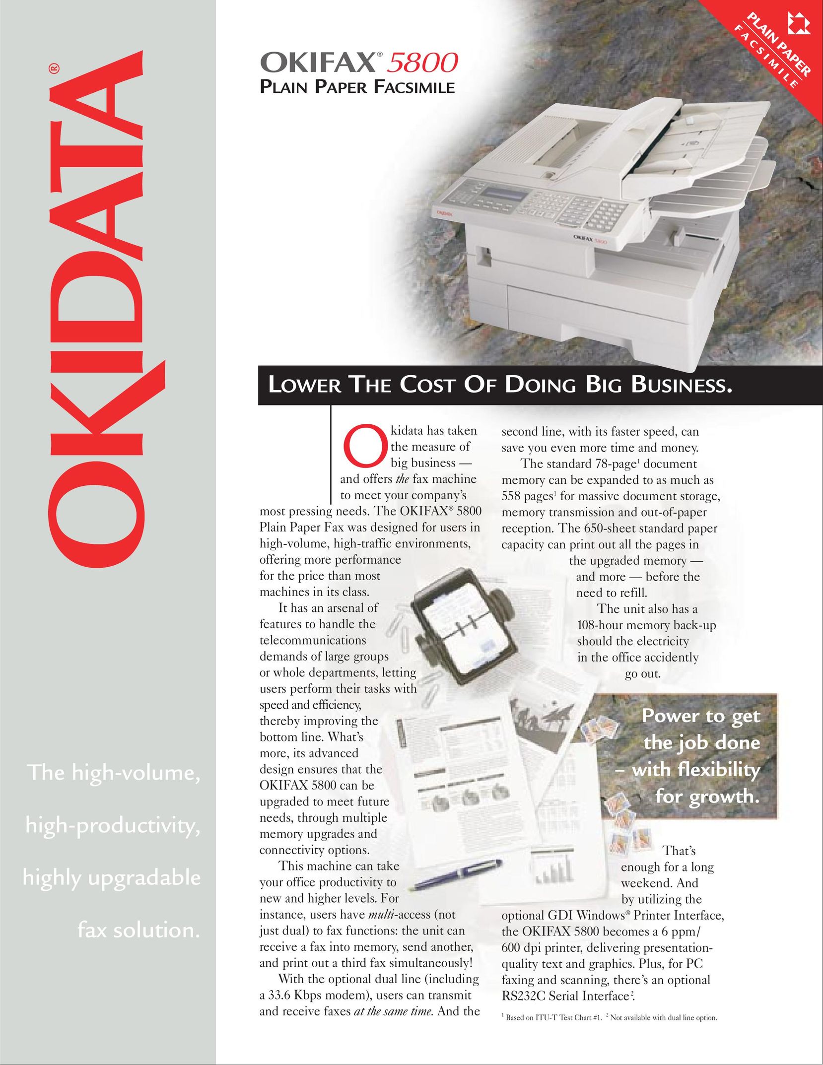 Oki 5800 All in One Printer User Manual