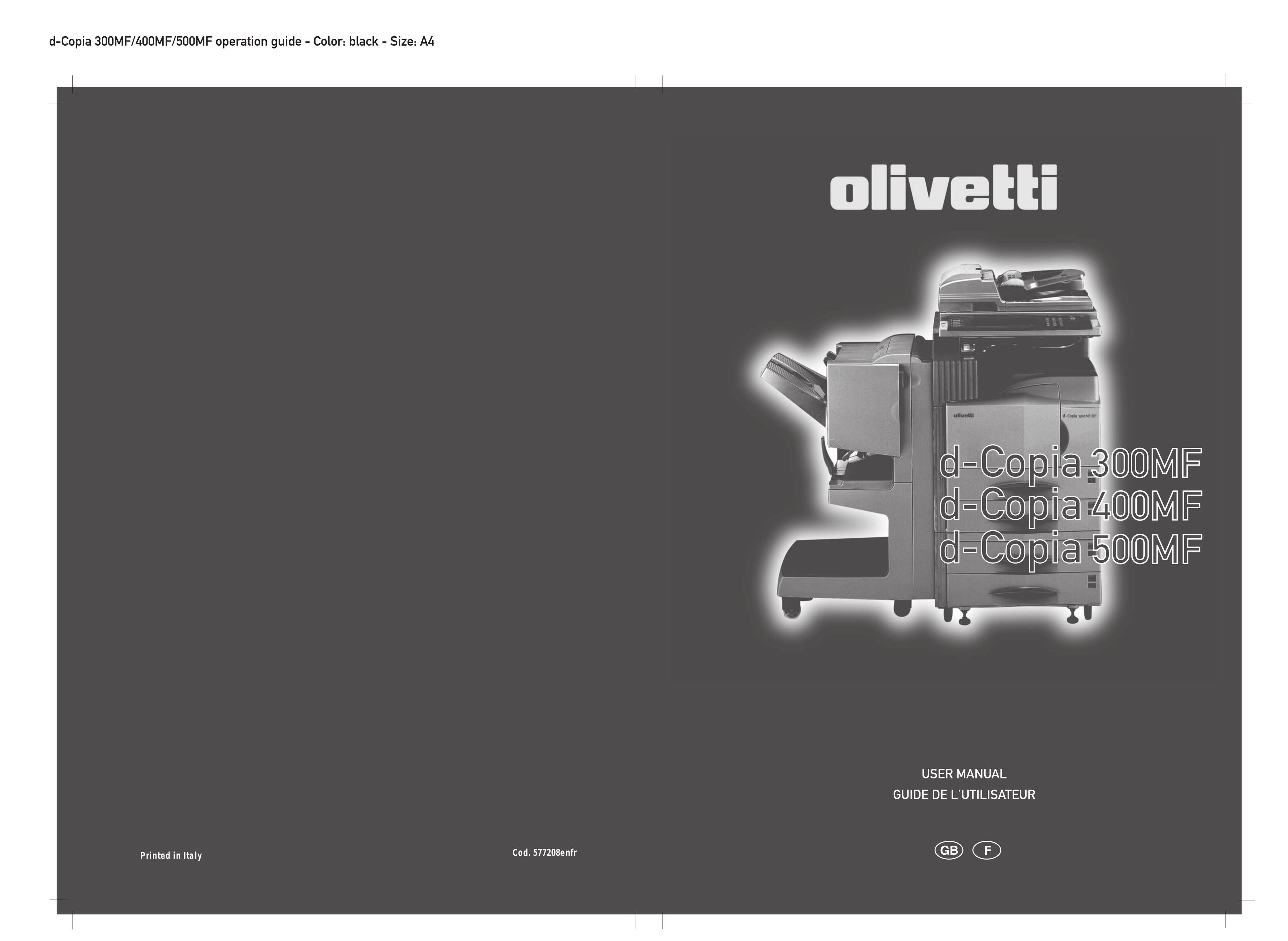 Olivetti D-COPIA 500MF All in One Printer User Manual