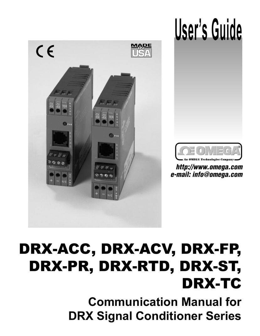 Omega Speaker Systems DRX-TC All in One Printer User Manual
