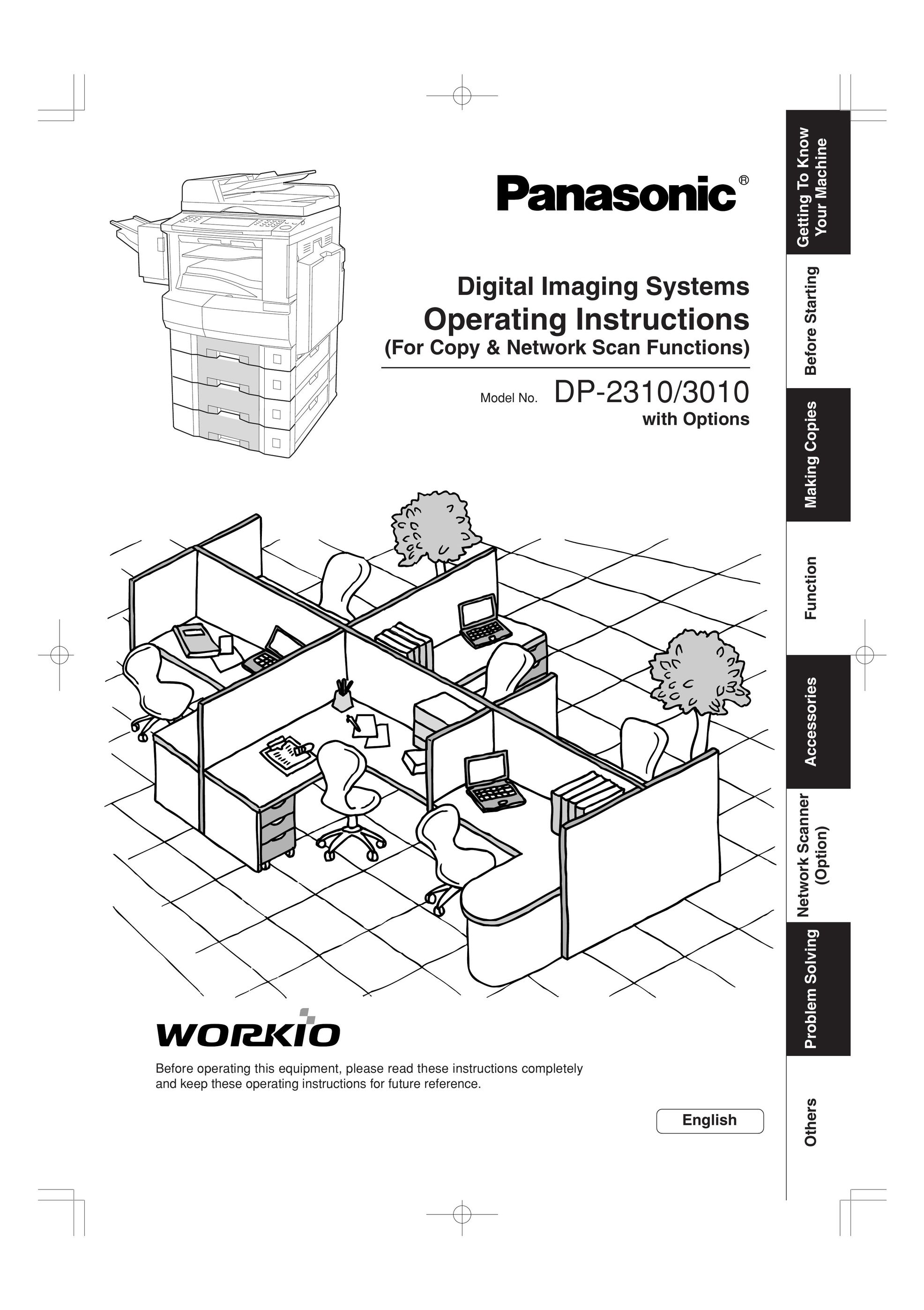 Panasonic DP-3010 All in One Printer User Manual
