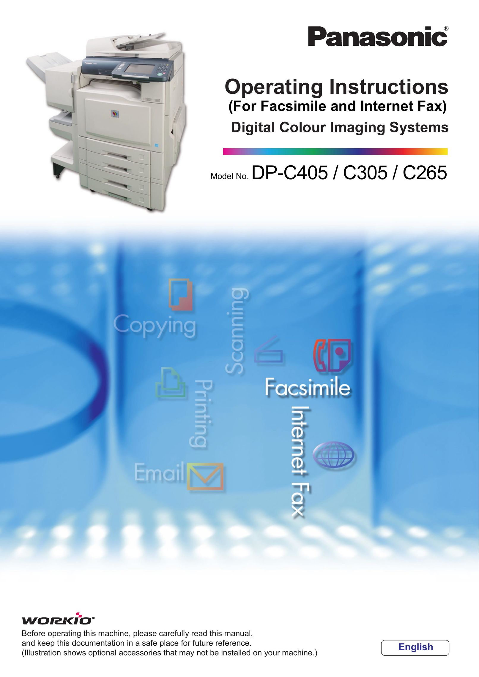 Panasonic DP-4530 All in One Printer User Manual