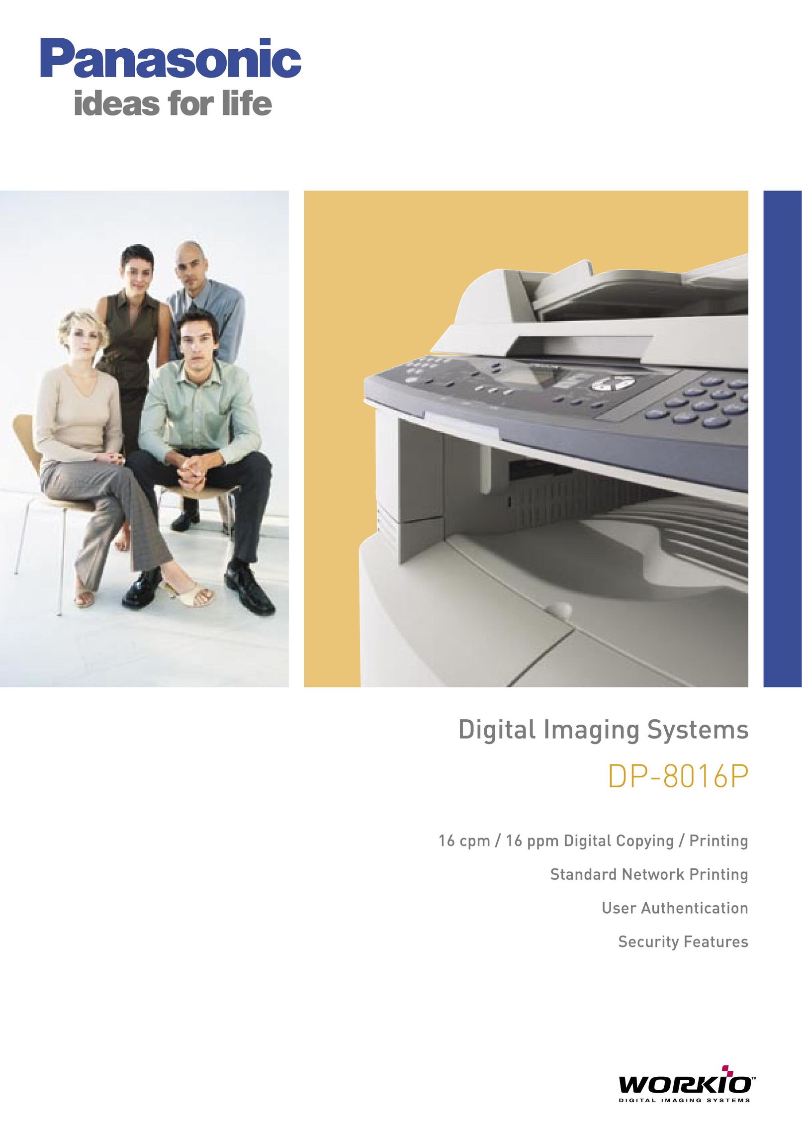 Panasonic DP-8016P All in One Printer User Manual