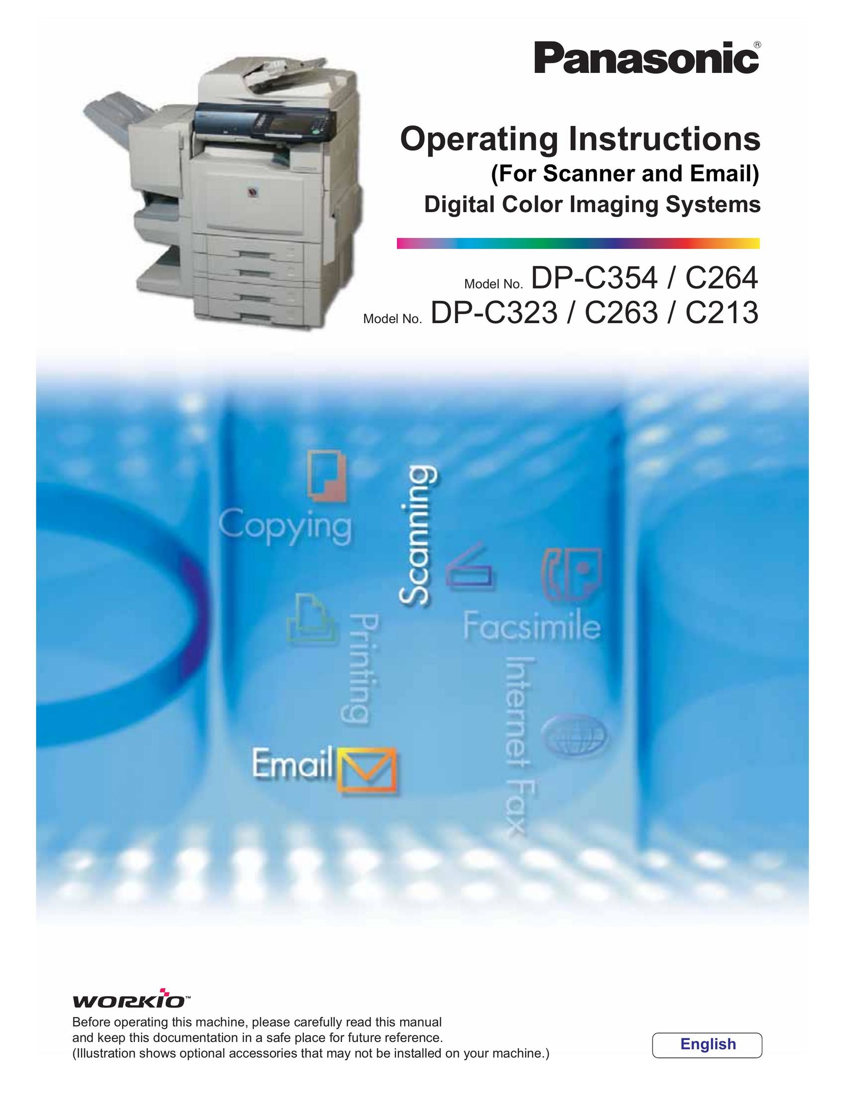 Panasonic DP-C213 All in One Printer User Manual