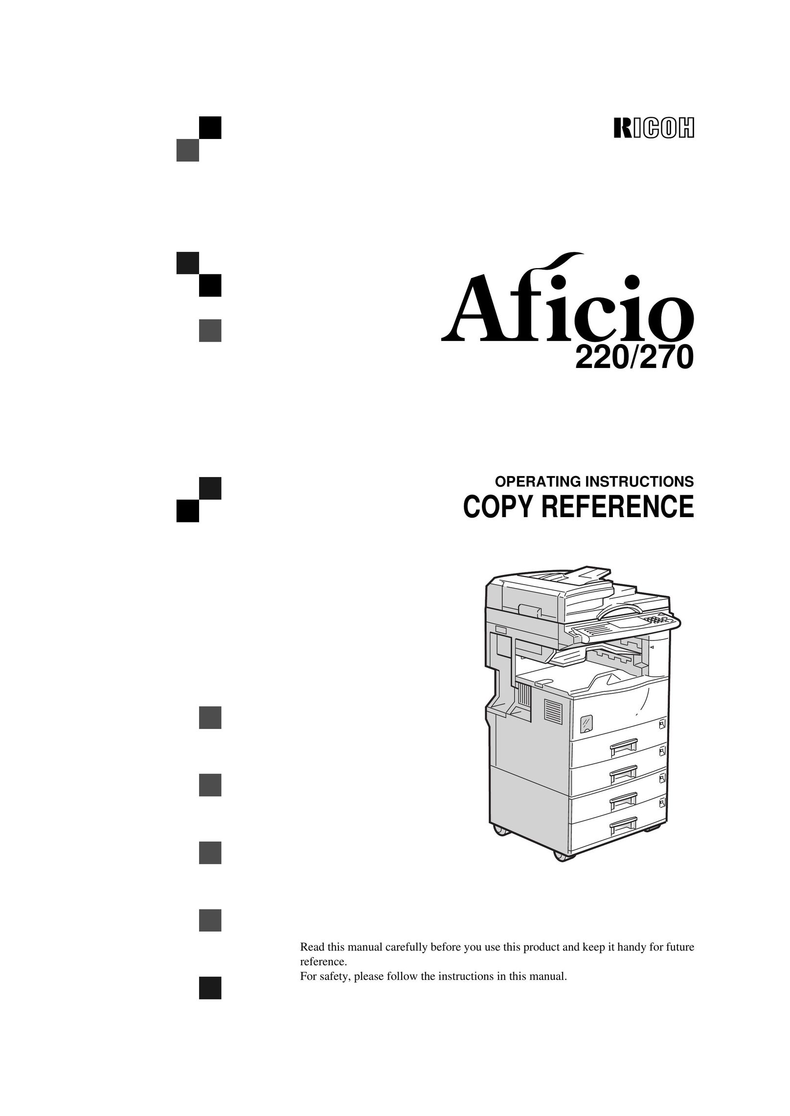 Ricoh 270 All in One Printer User Manual