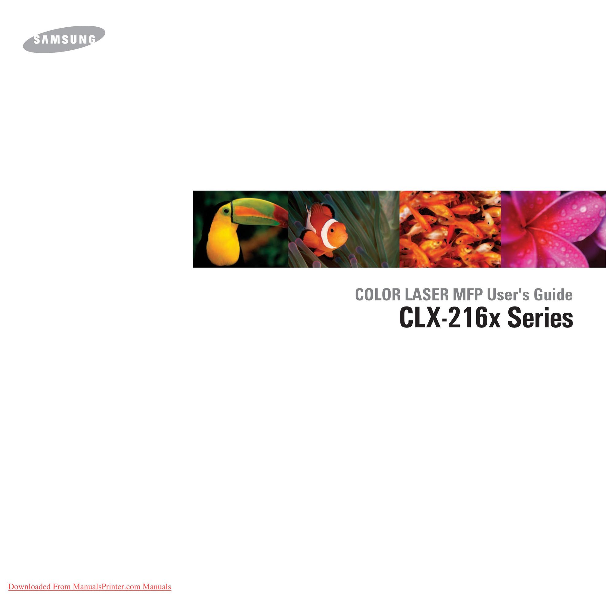 Samsung CLX-2160N All in One Printer User Manual