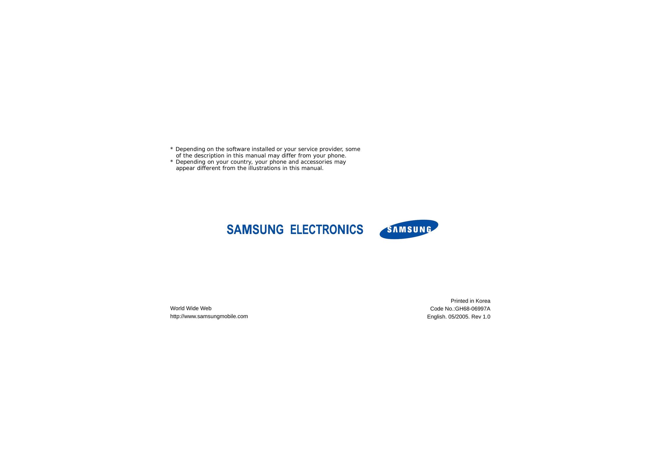 Samsung GH68-06997A All in One Printer User Manual