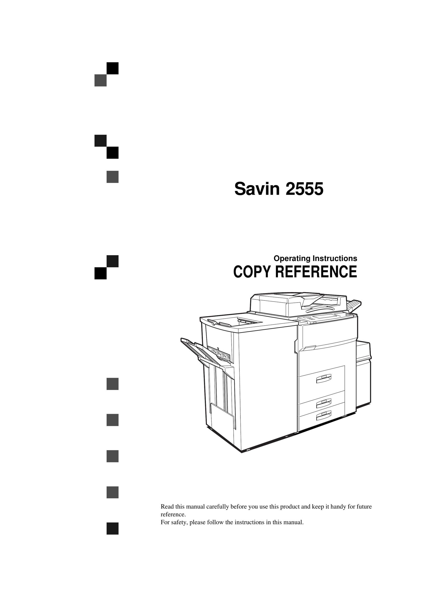 Savin 2555 All in One Printer User Manual