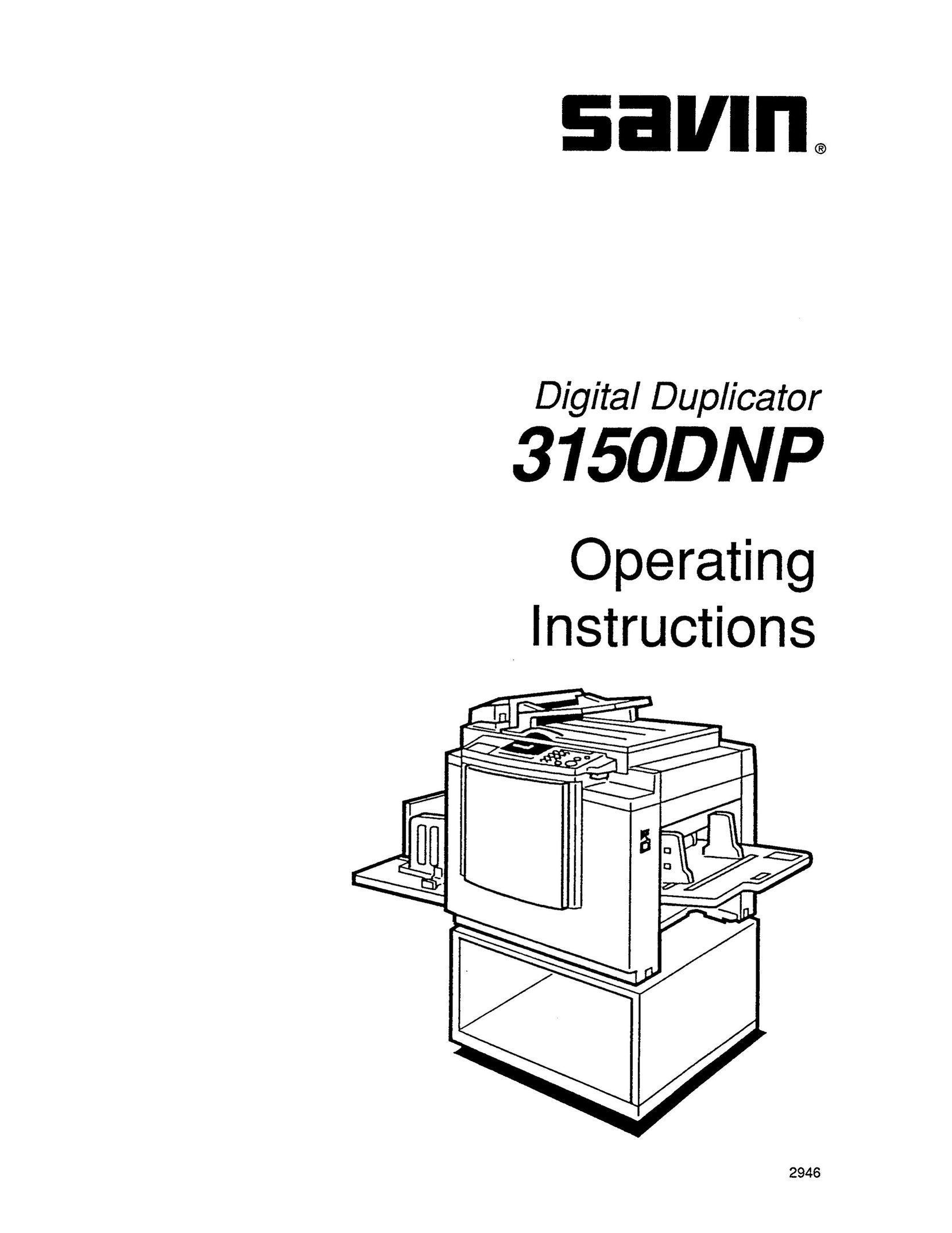 Savin 3150DNP All in One Printer User Manual