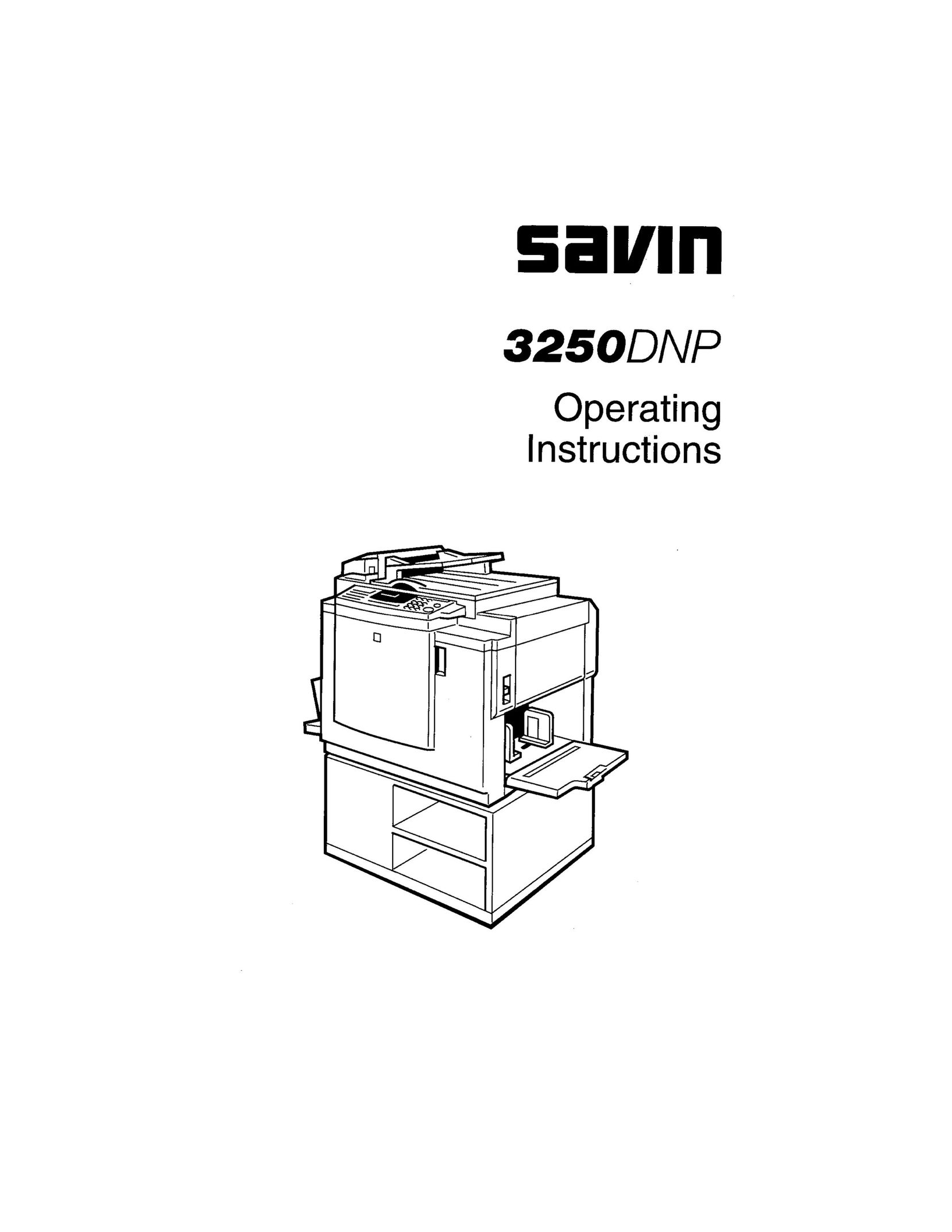 Savin 3250DNP All in One Printer User Manual