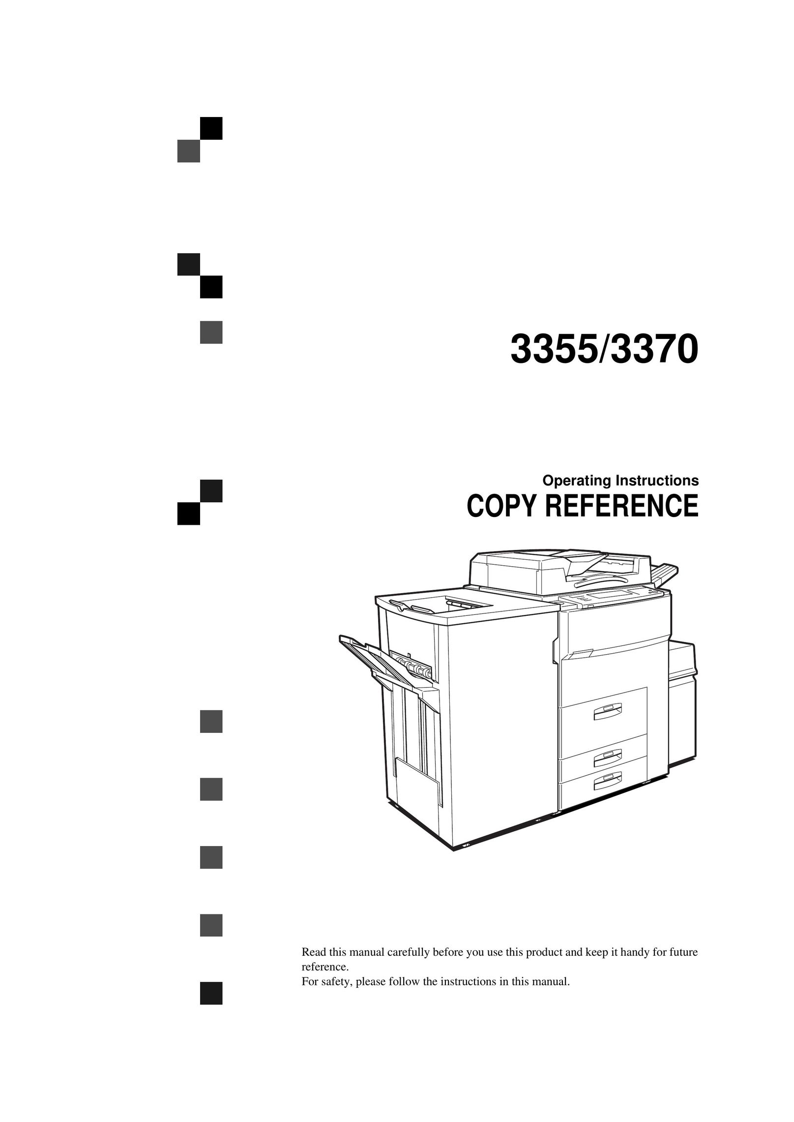 Savin 3355 All in One Printer User Manual