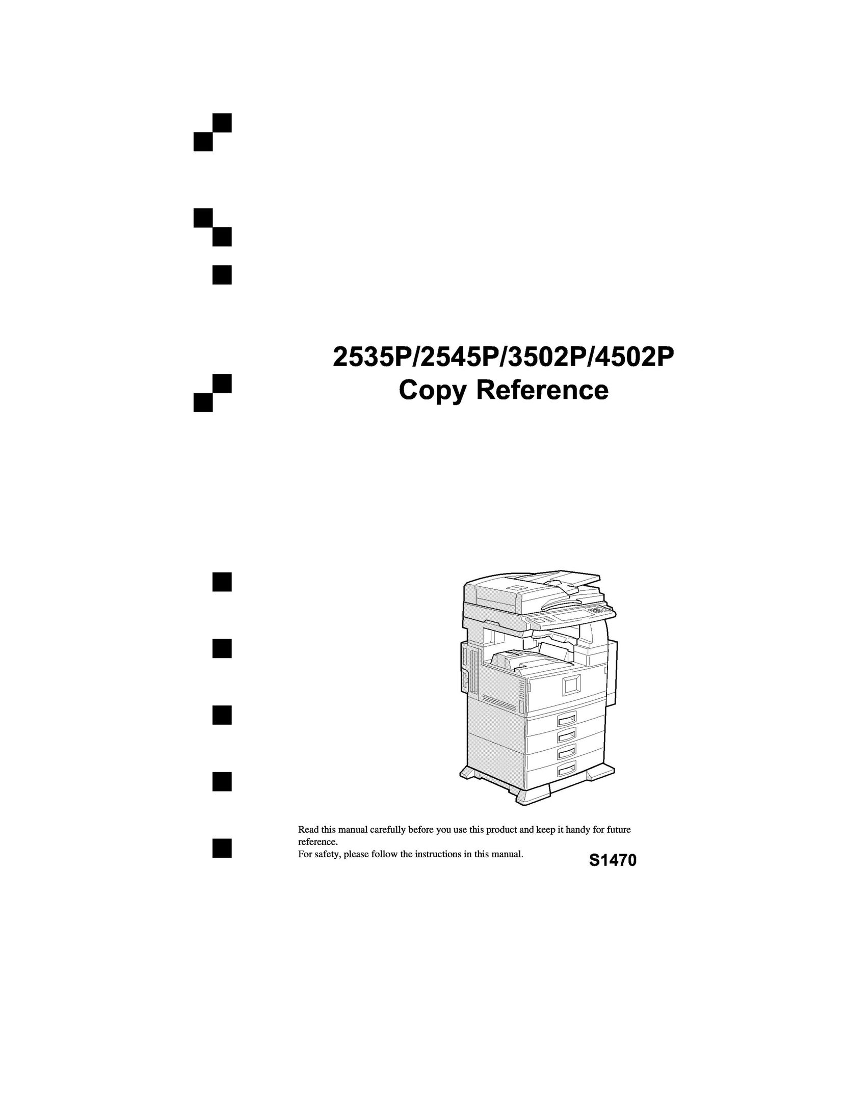 Savin 3502P All in One Printer User Manual