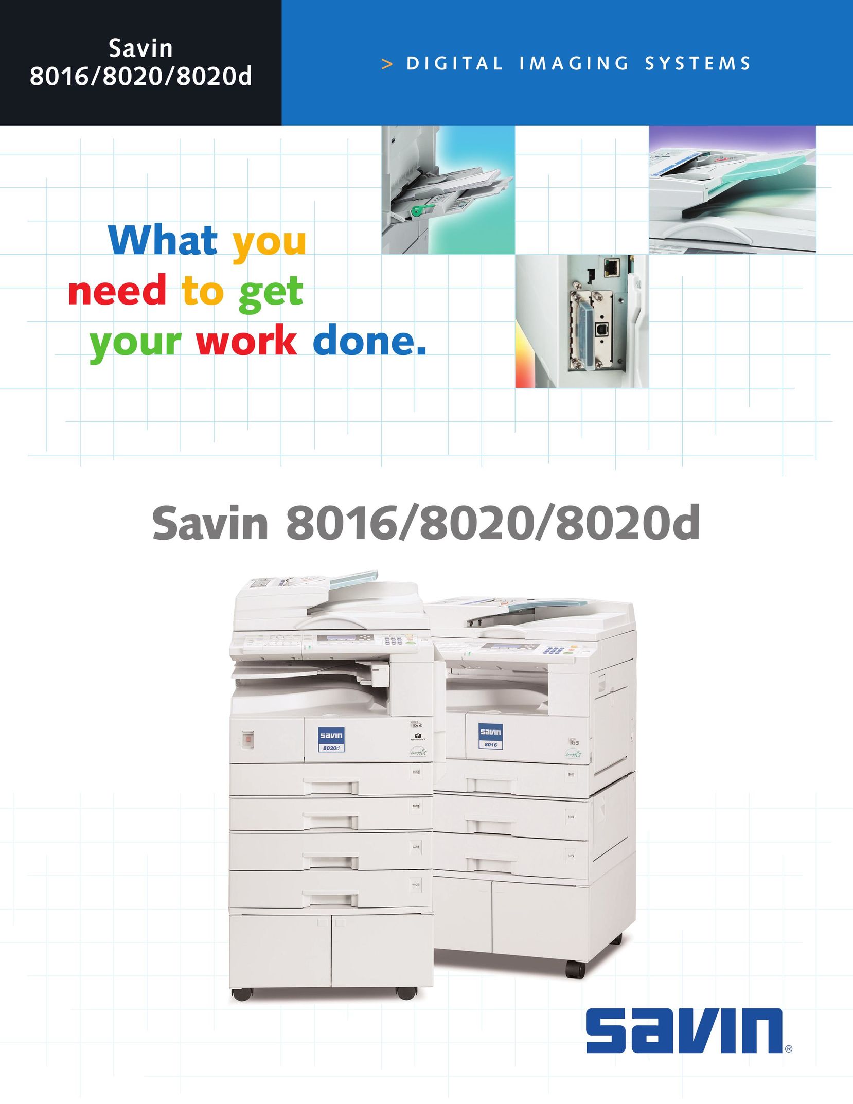 Savin 8016 All in One Printer User Manual