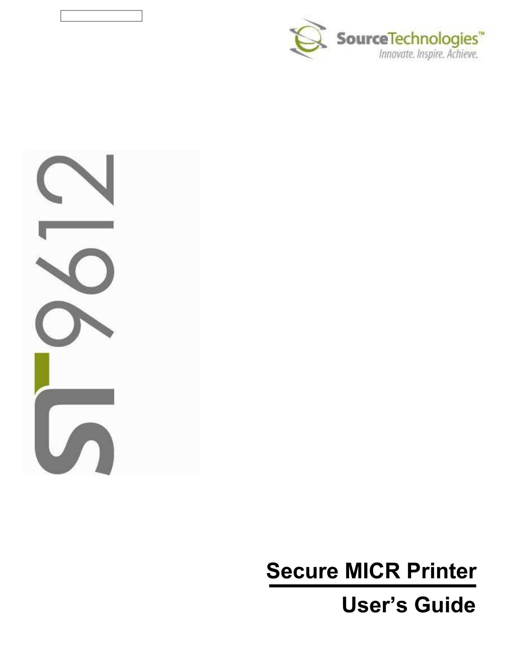 Source Technologies ST9612 All in One Printer User Manual