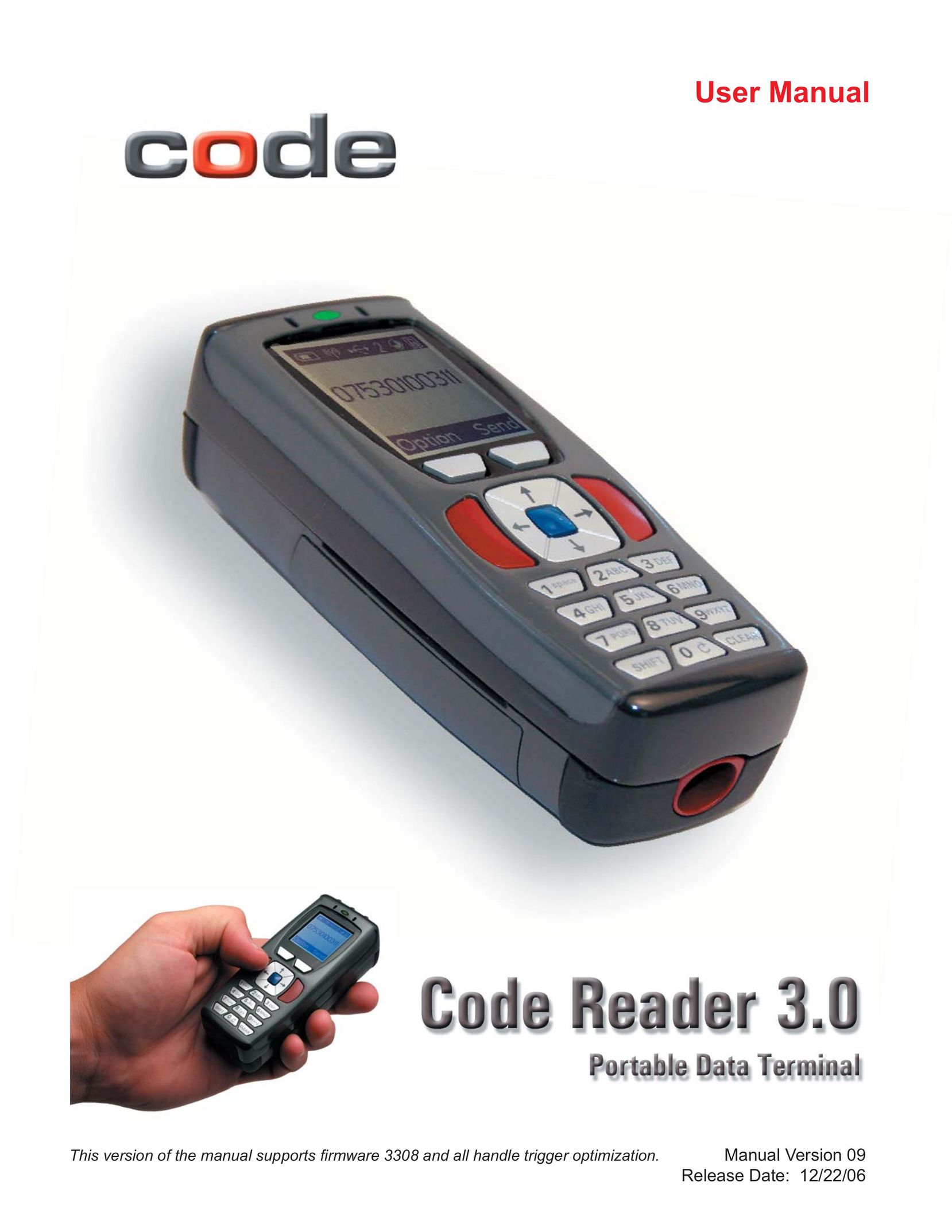Code Alarm CR3 Barcode Reader User Manual