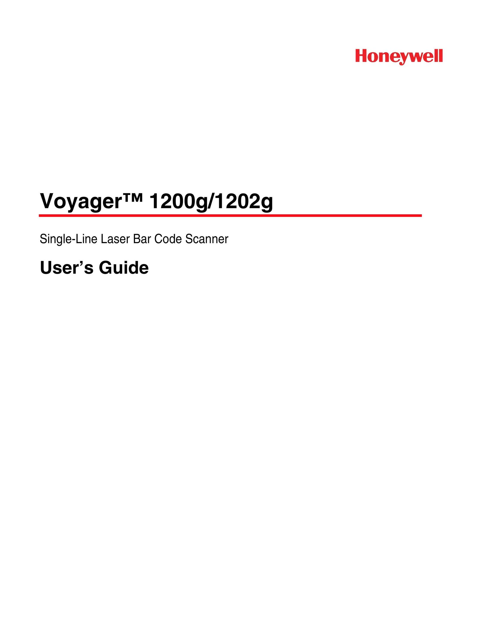 Honeywell 1200g Barcode Reader User Manual