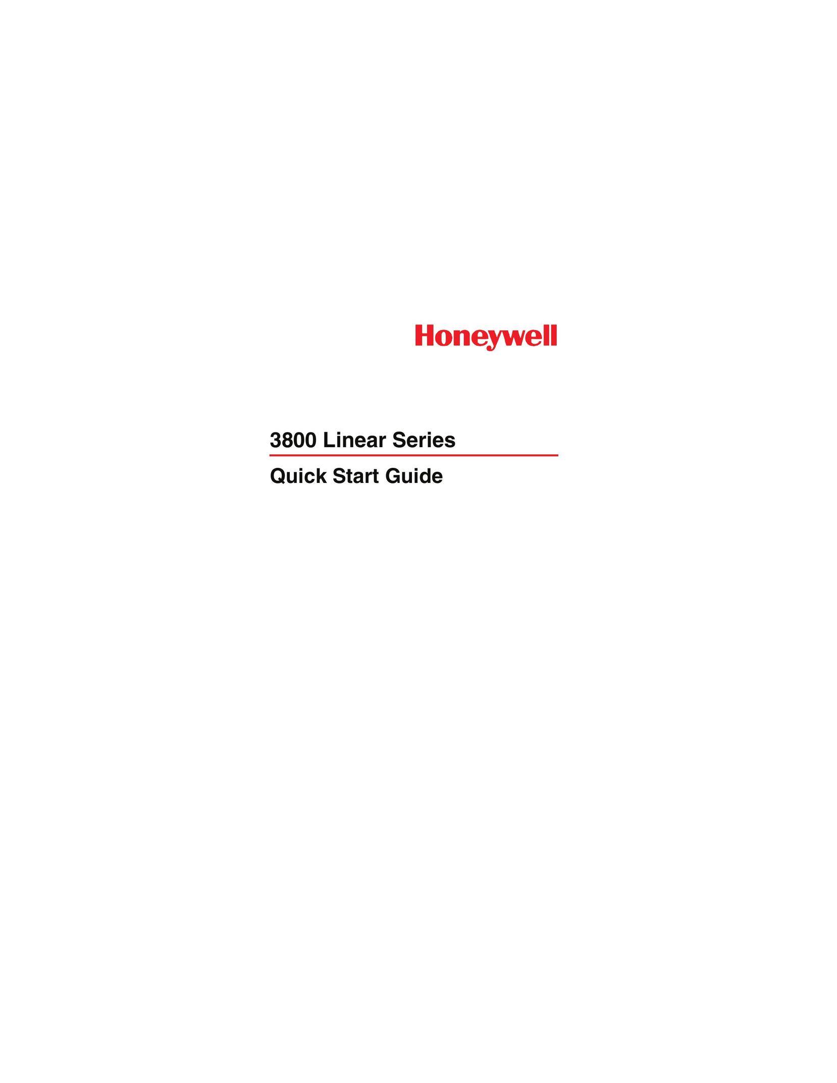 Honeywell 3800 Barcode Reader User Manual