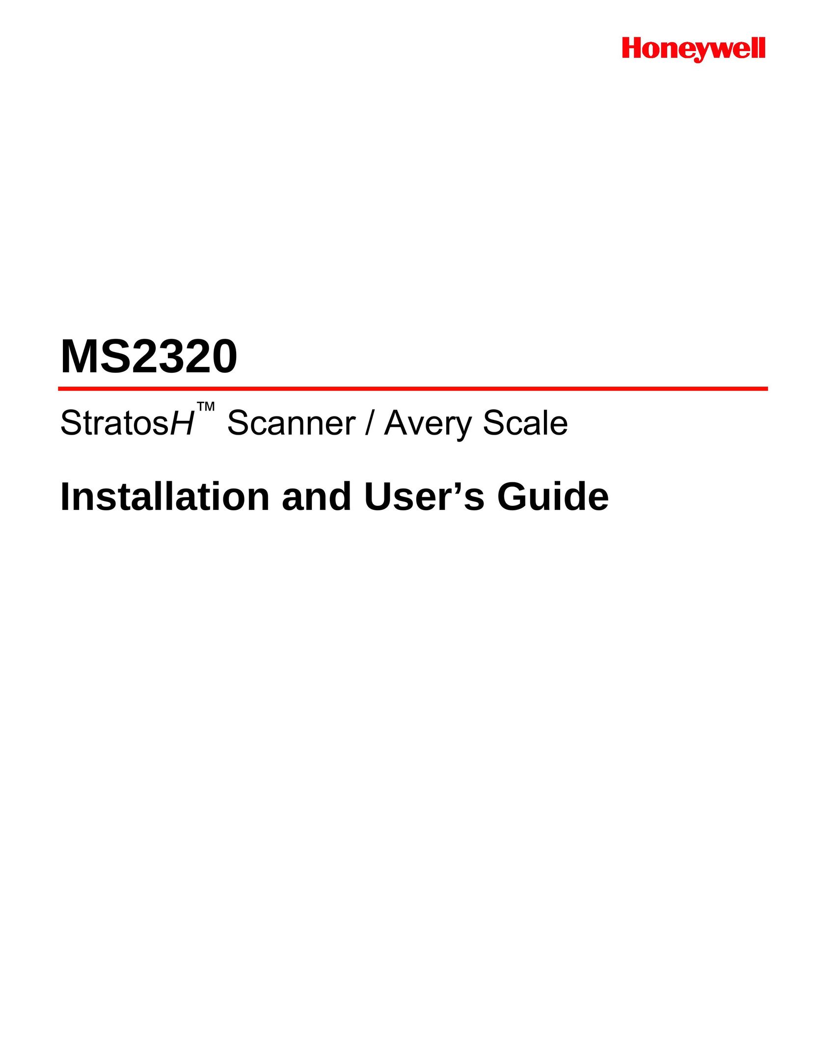 Honeywell MS2320 Barcode Reader User Manual