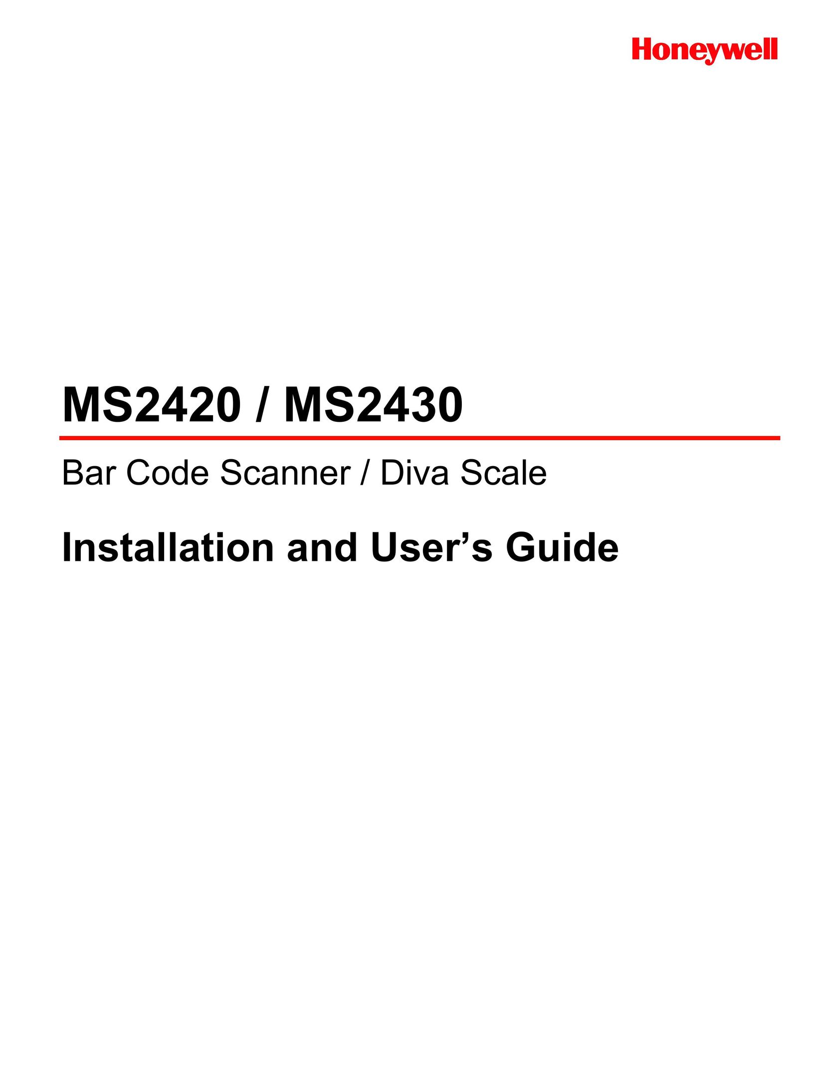 Honeywell MS2420 Barcode Reader User Manual