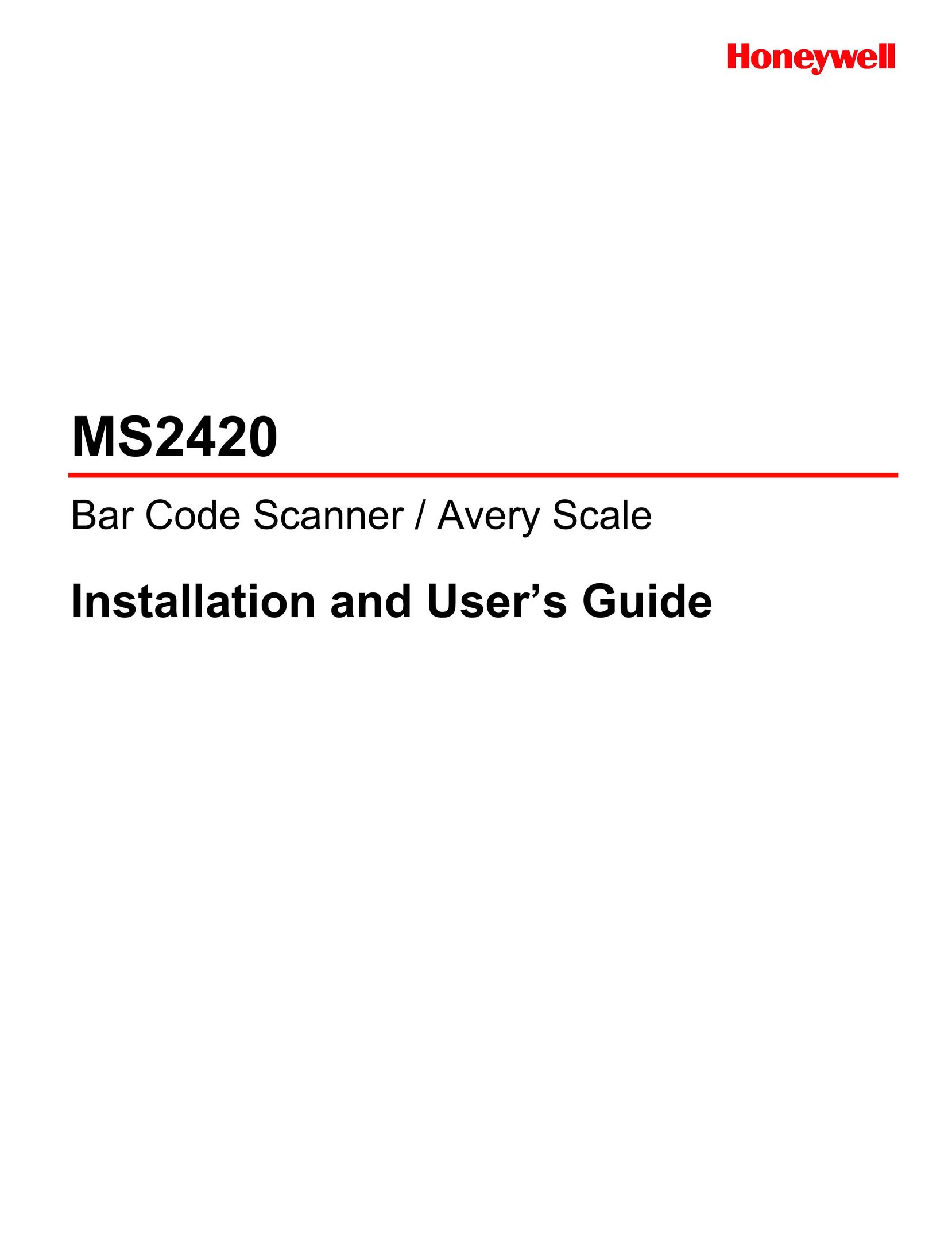 Honeywell MS2420 Barcode Reader User Manual