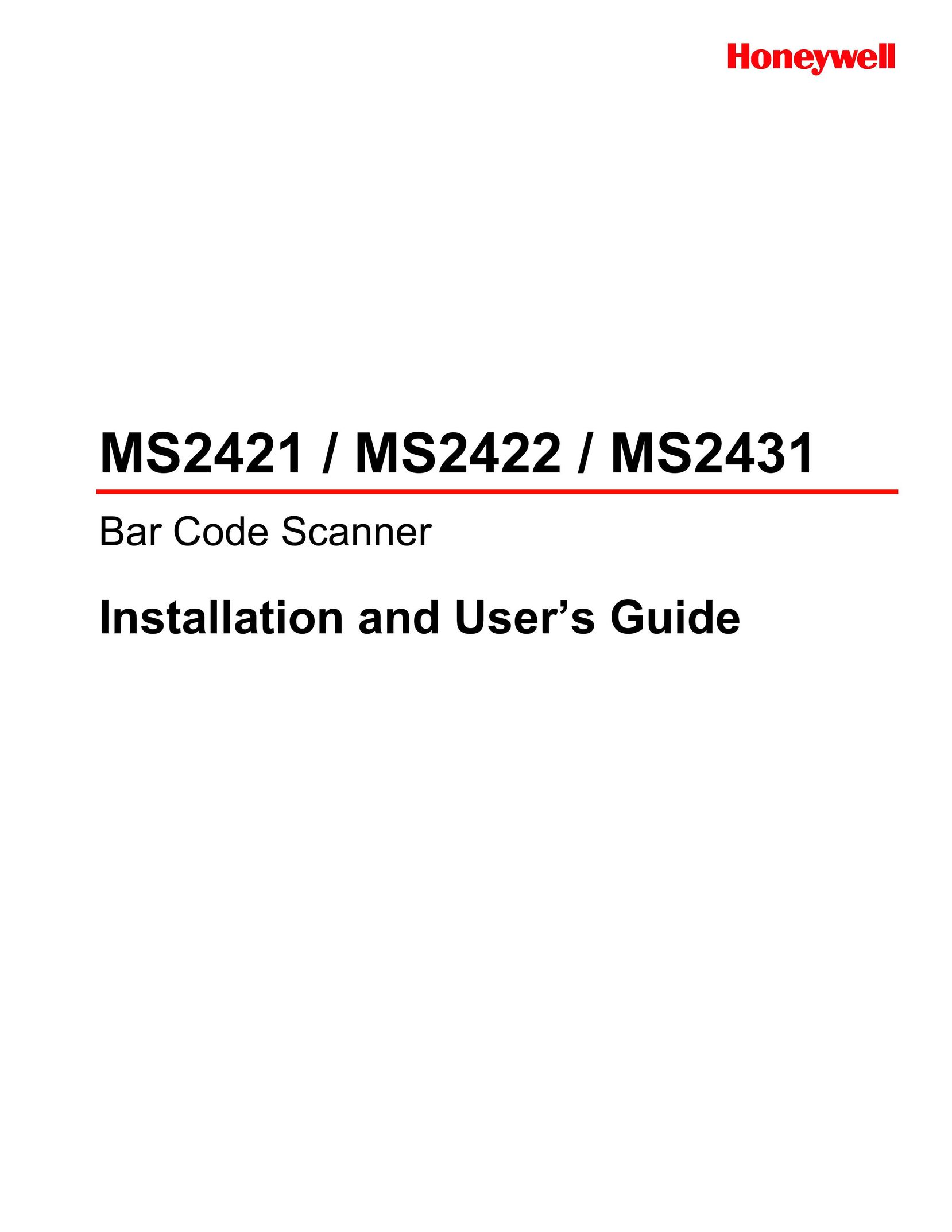 Honeywell MS2422 Barcode Reader User Manual