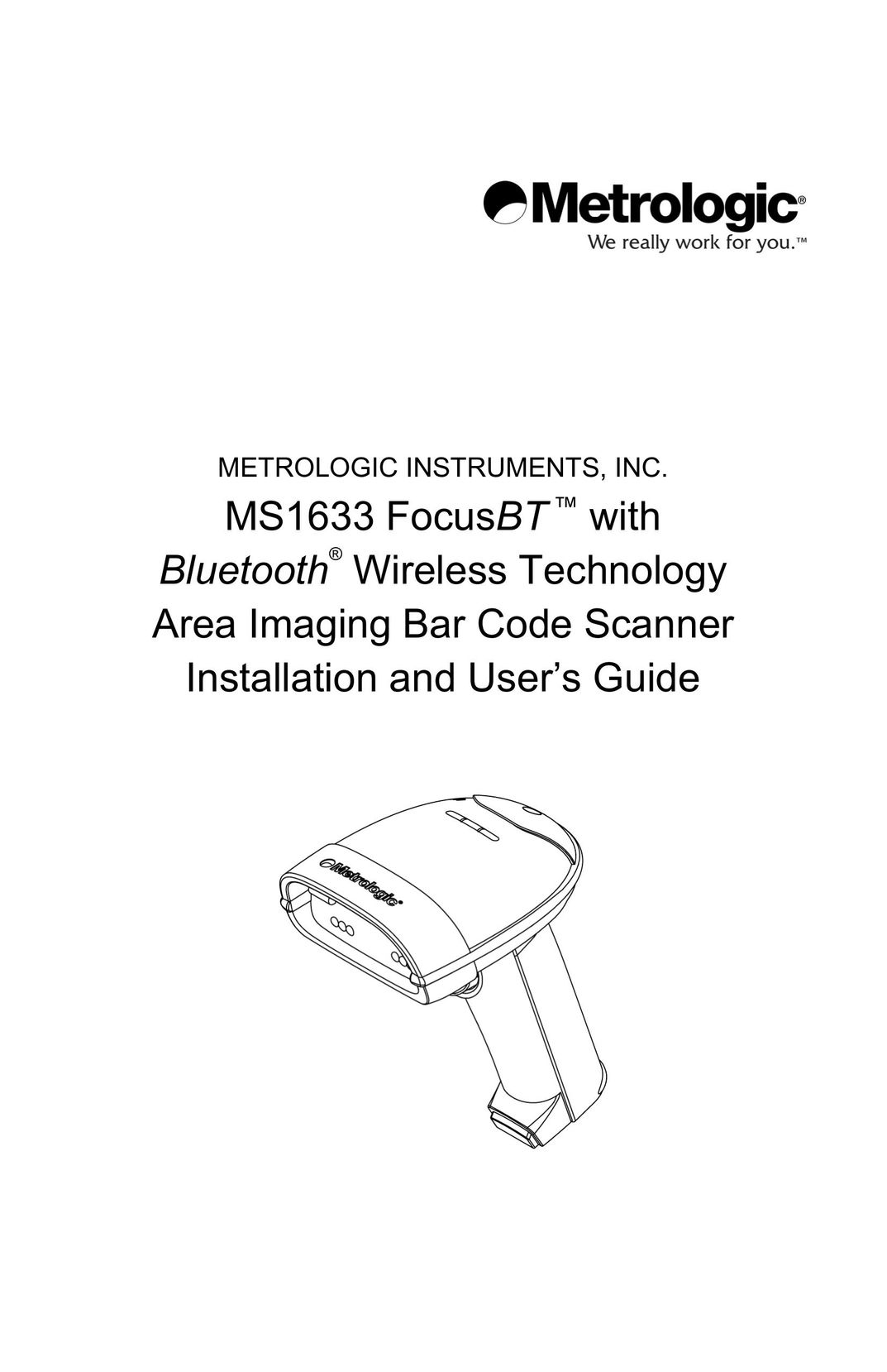 Metrologic Instruments MS1633 Barcode Reader User Manual