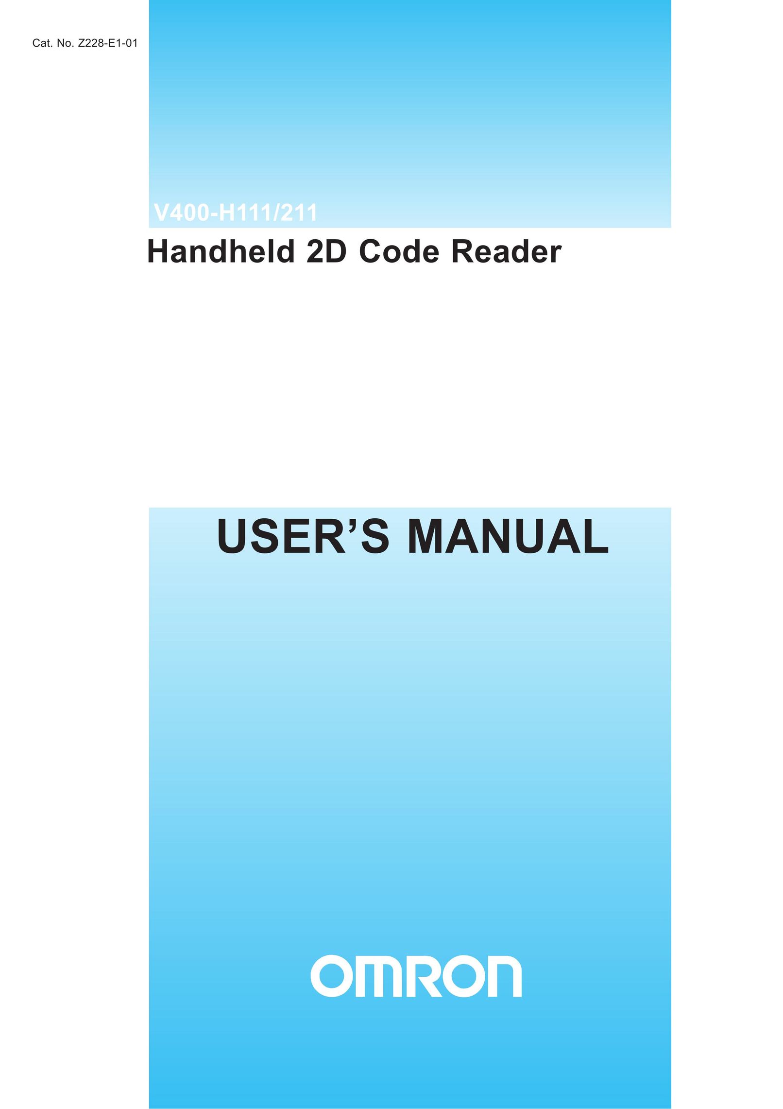 Omron V400-H111 Barcode Reader User Manual