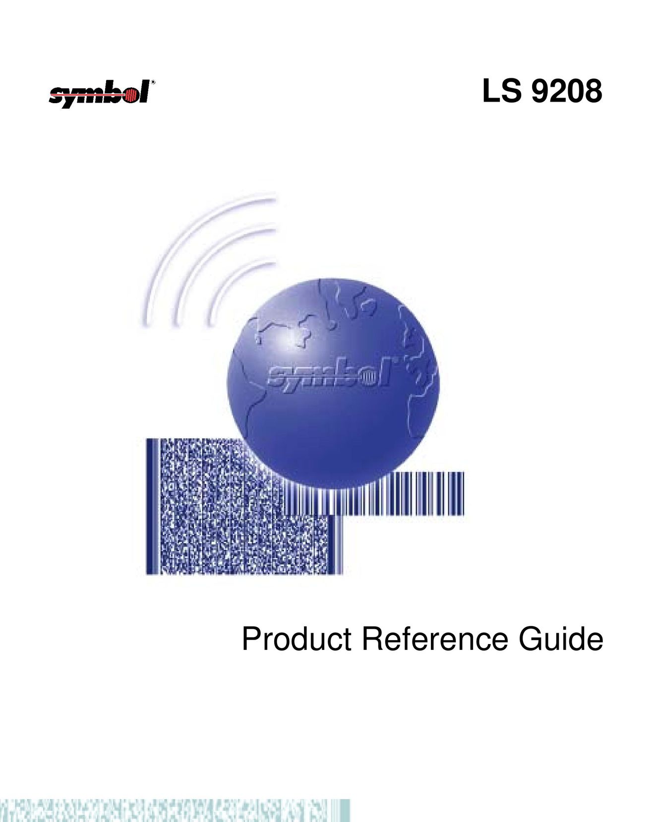 Symbol Technologies LS 9208 Barcode Reader User Manual