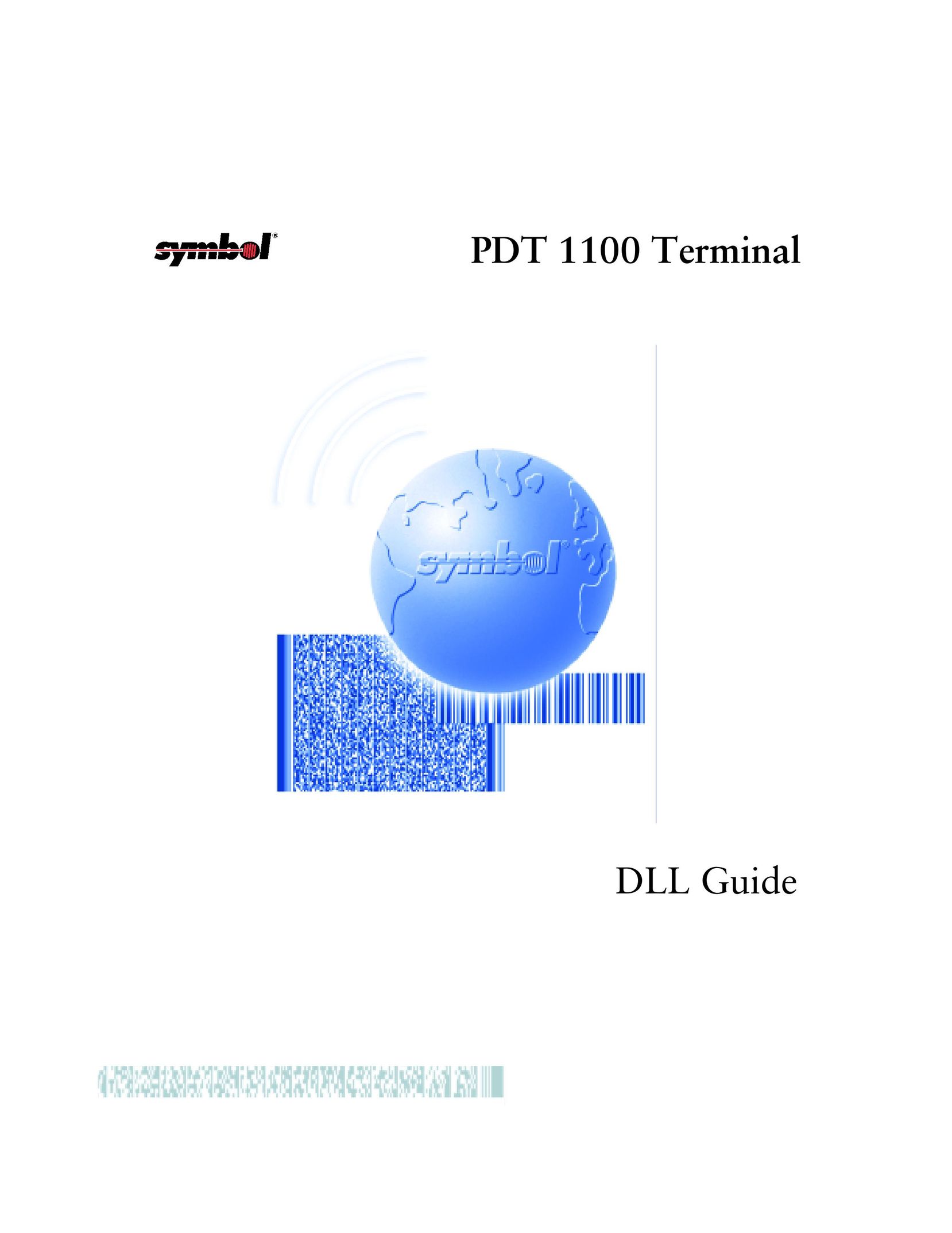 Symbol Technologies PDT 1100 Barcode Reader User Manual