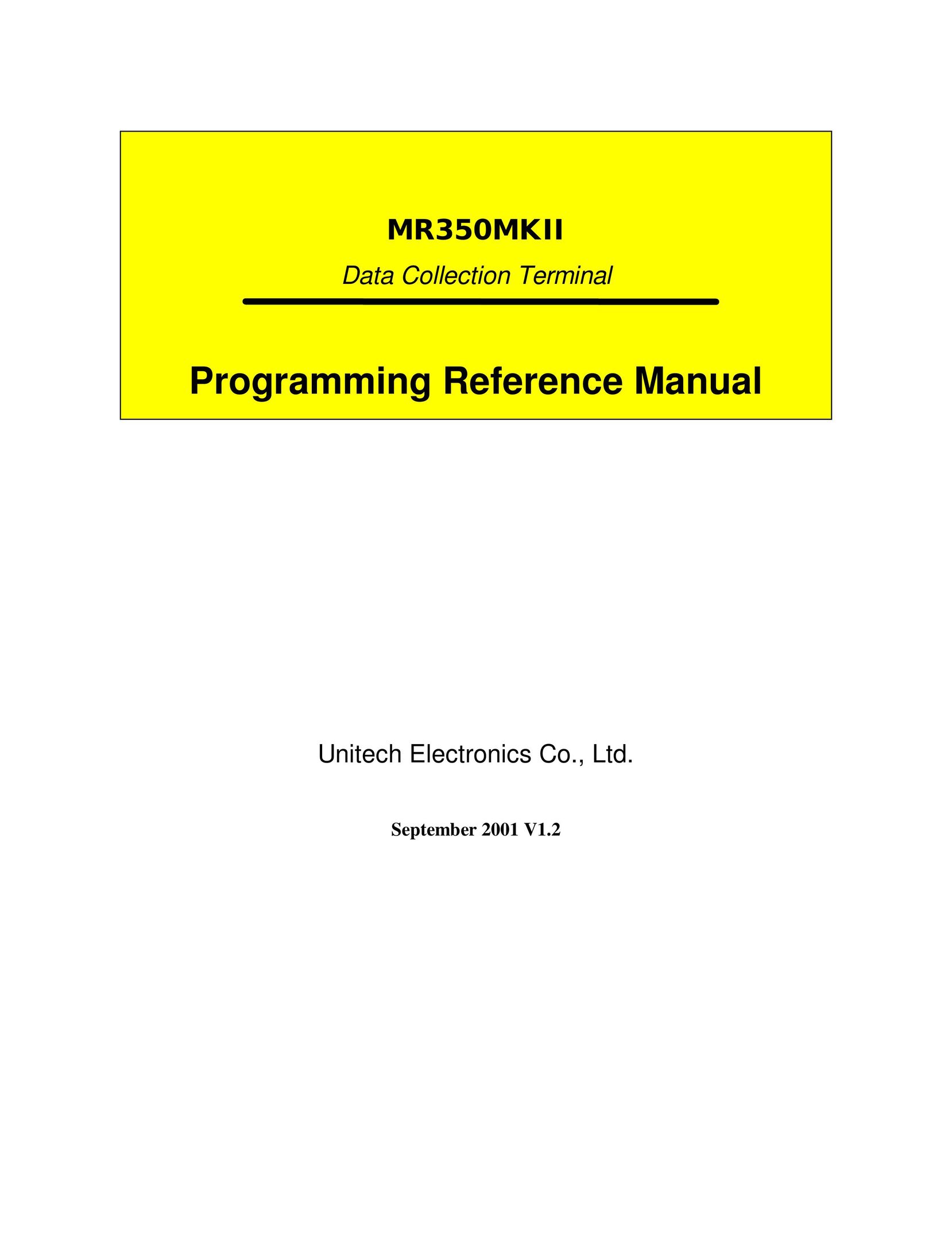 Unitech MR350MKII Barcode Reader User Manual