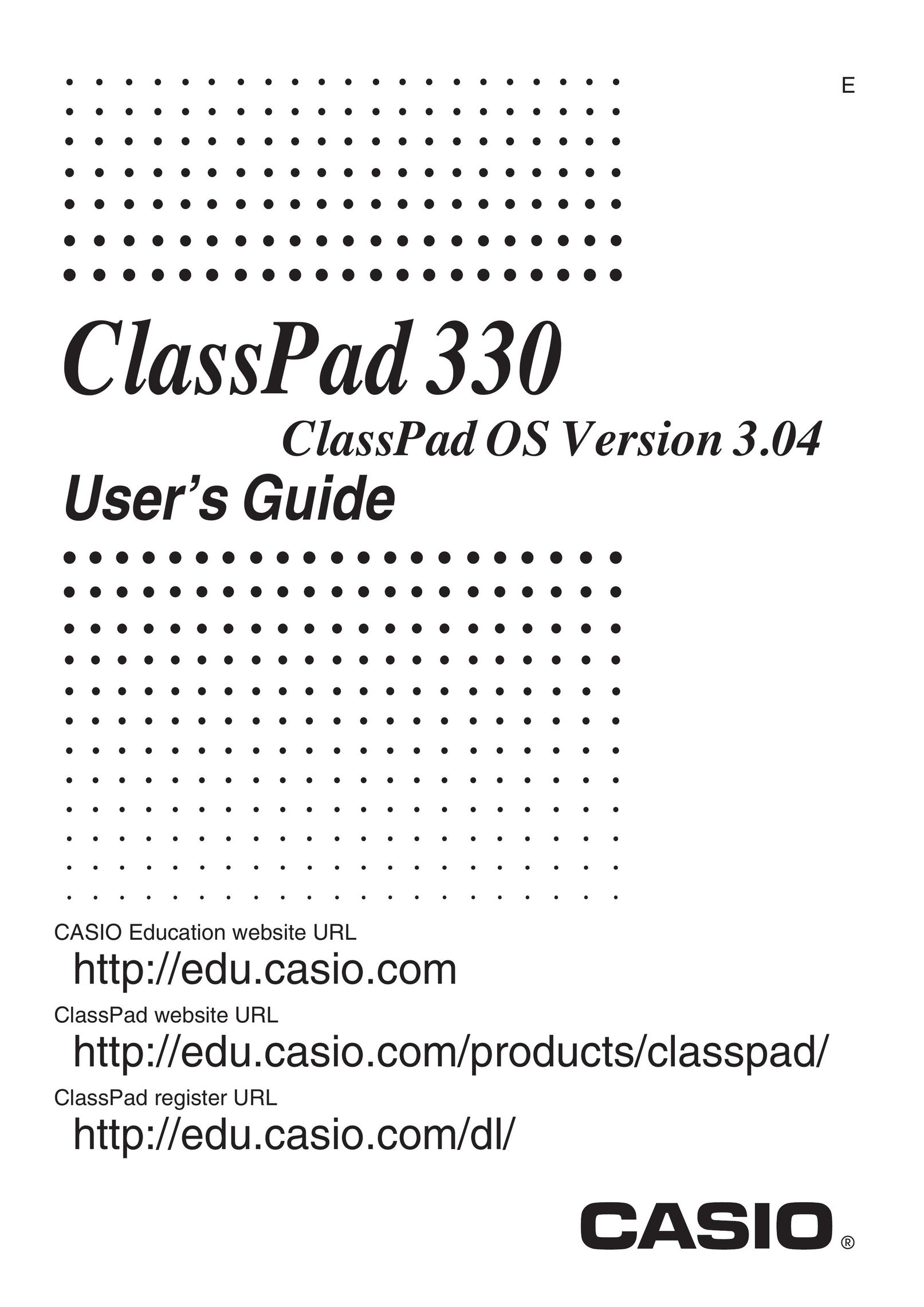 Casio 3.04 Calculator User Manual