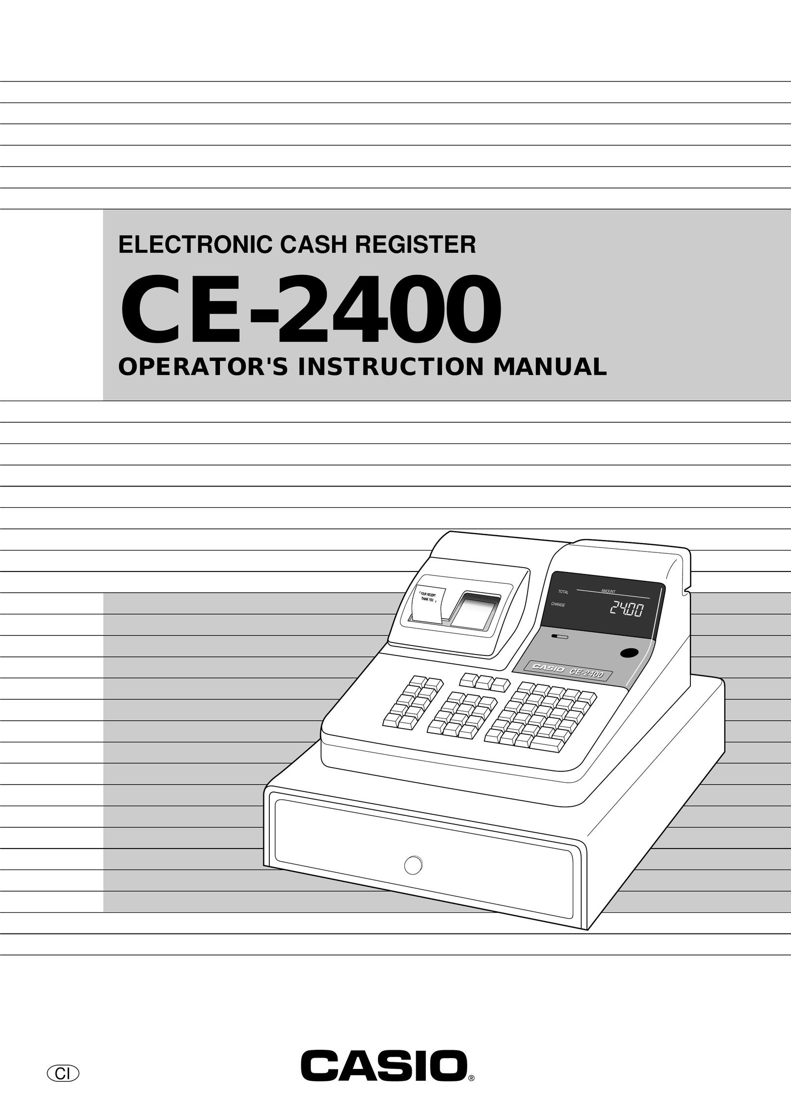 Casio CE-2400O Calculator User Manual
