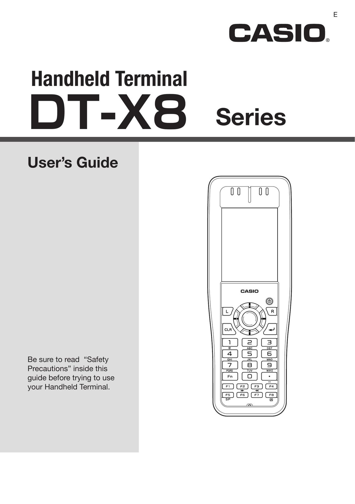 Casio DT-X8 Calculator User Manual