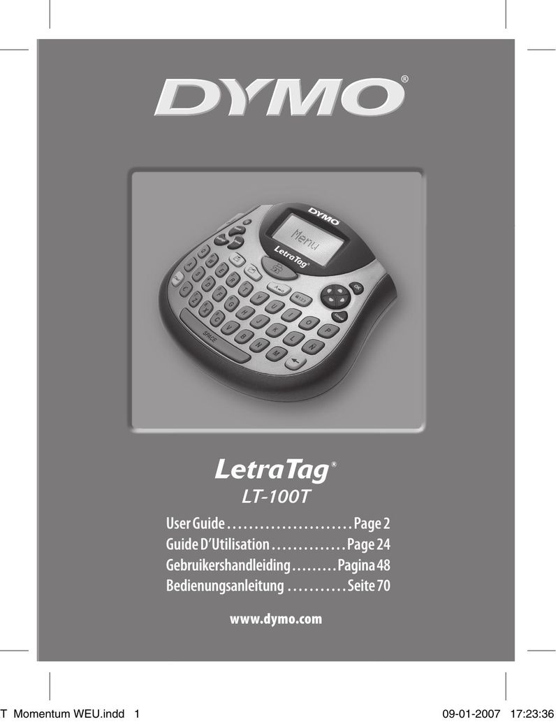 Dymo 100T Calculator User Manual