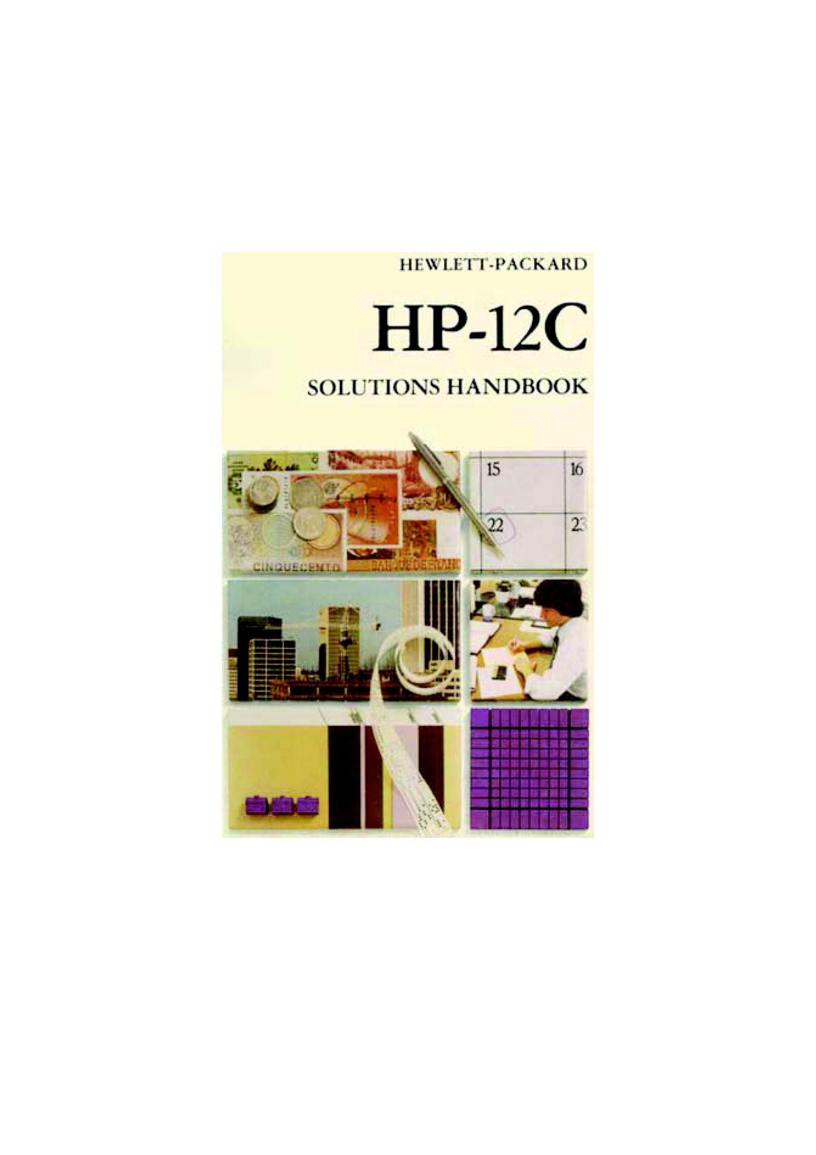 HP (Hewlett-Packard) HP-12C Calculator User Manual