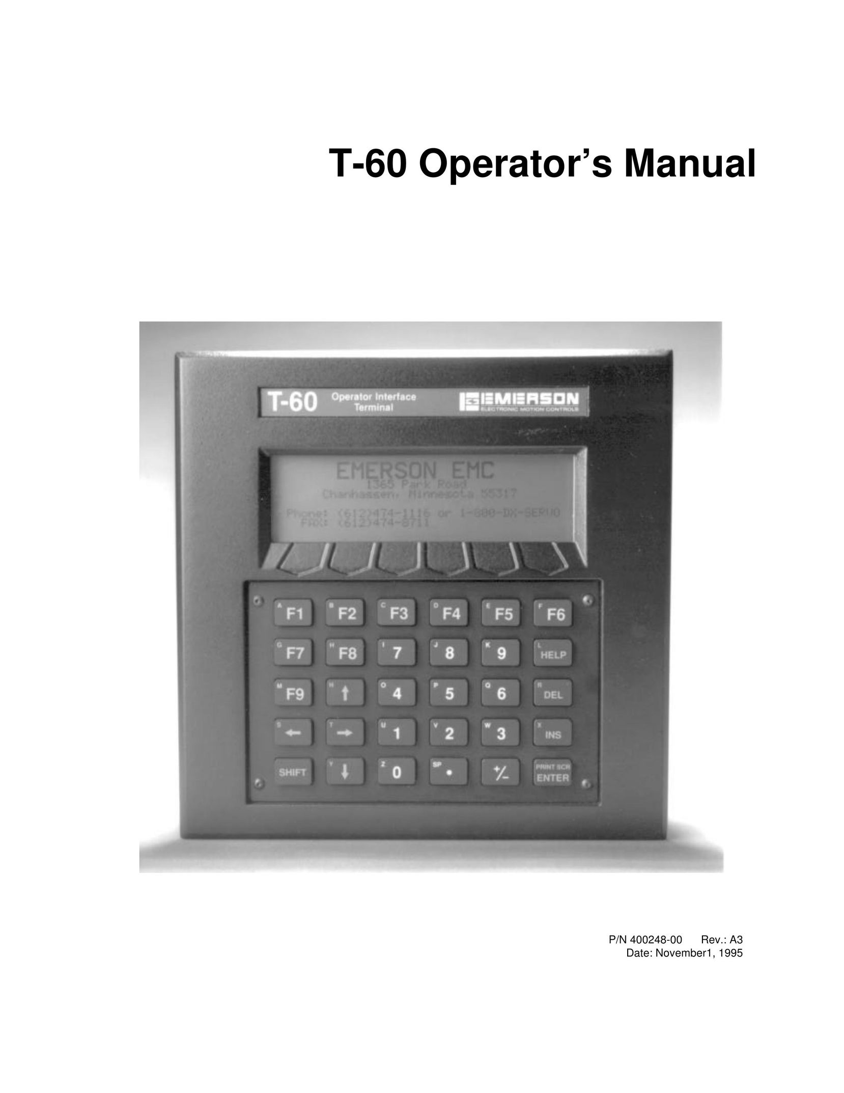 Mitsubishi Electronics T-60 Calculator User Manual