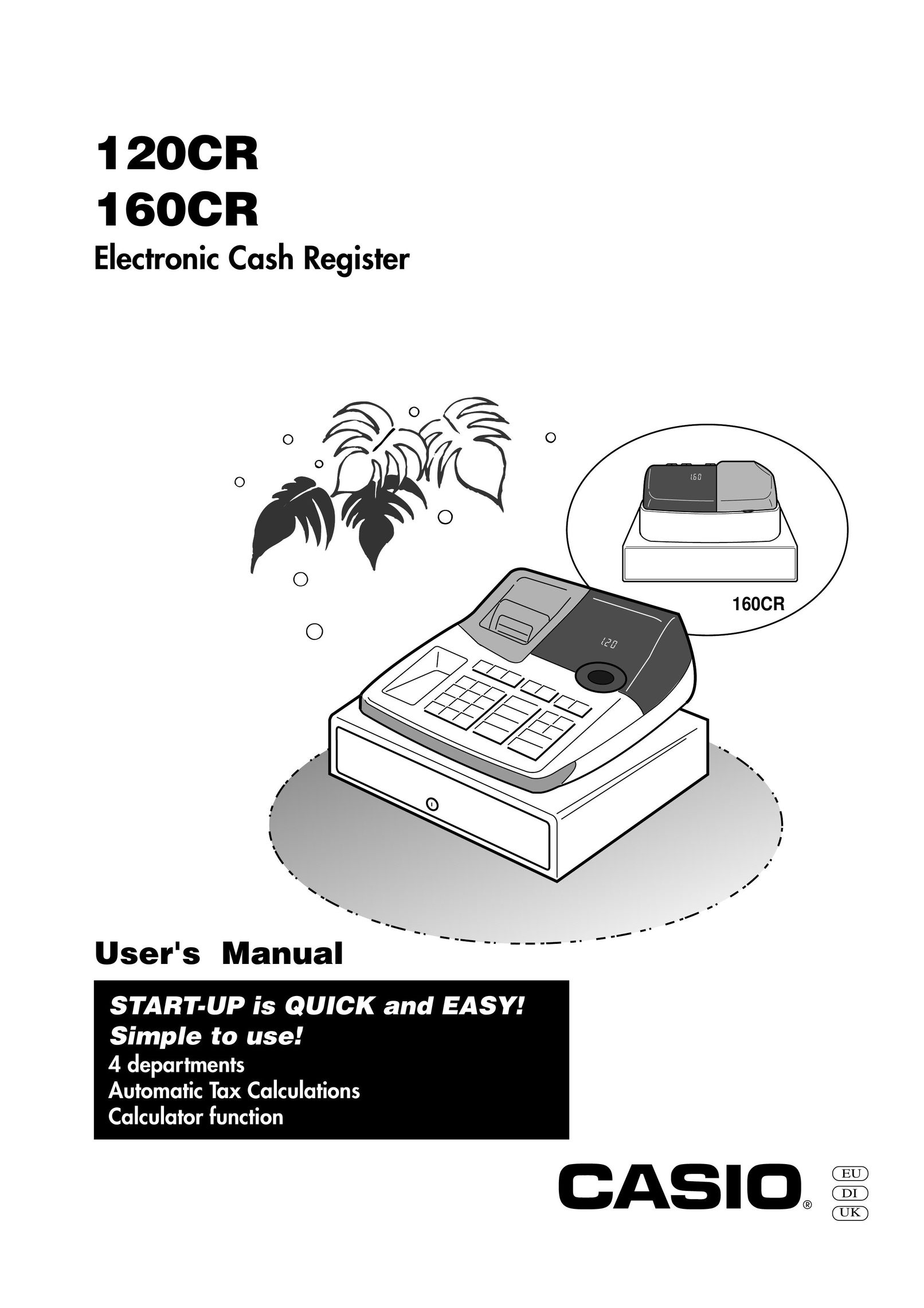 Casio 120CR Cash Register User Manual