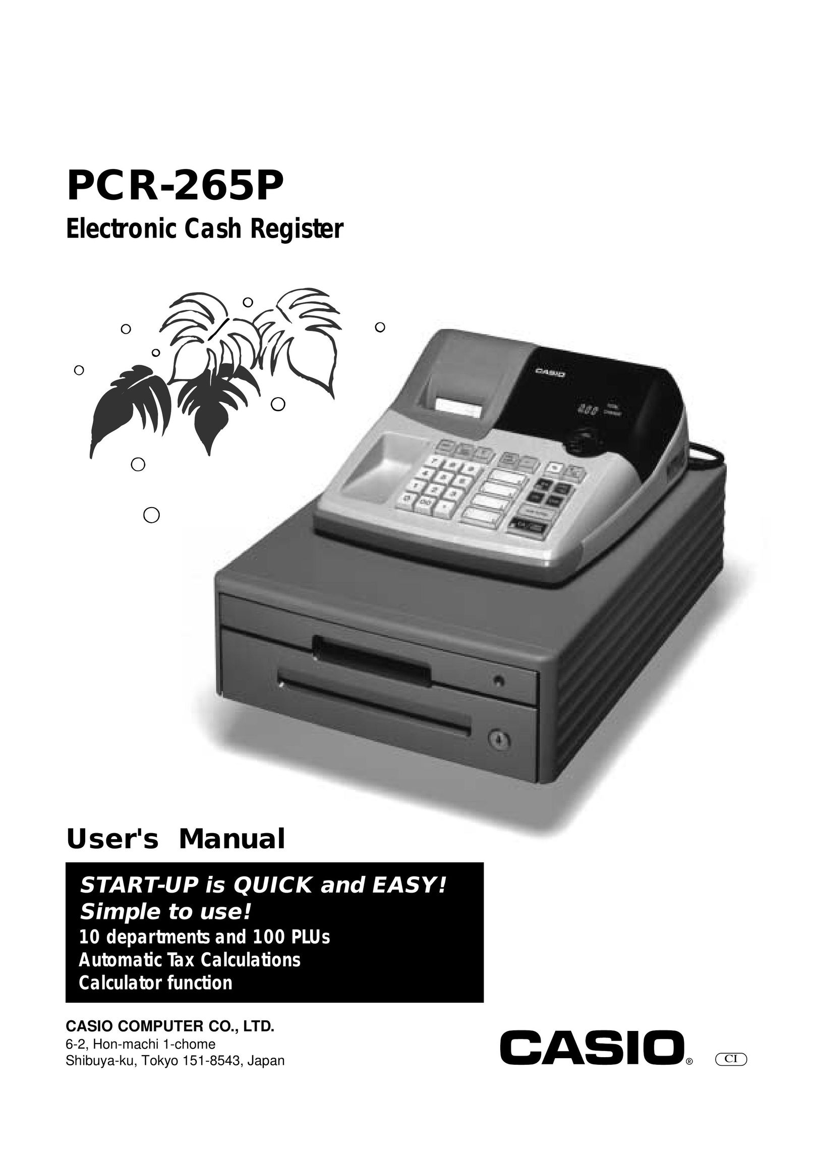 Delta PCR-265P Cash Register User Manual