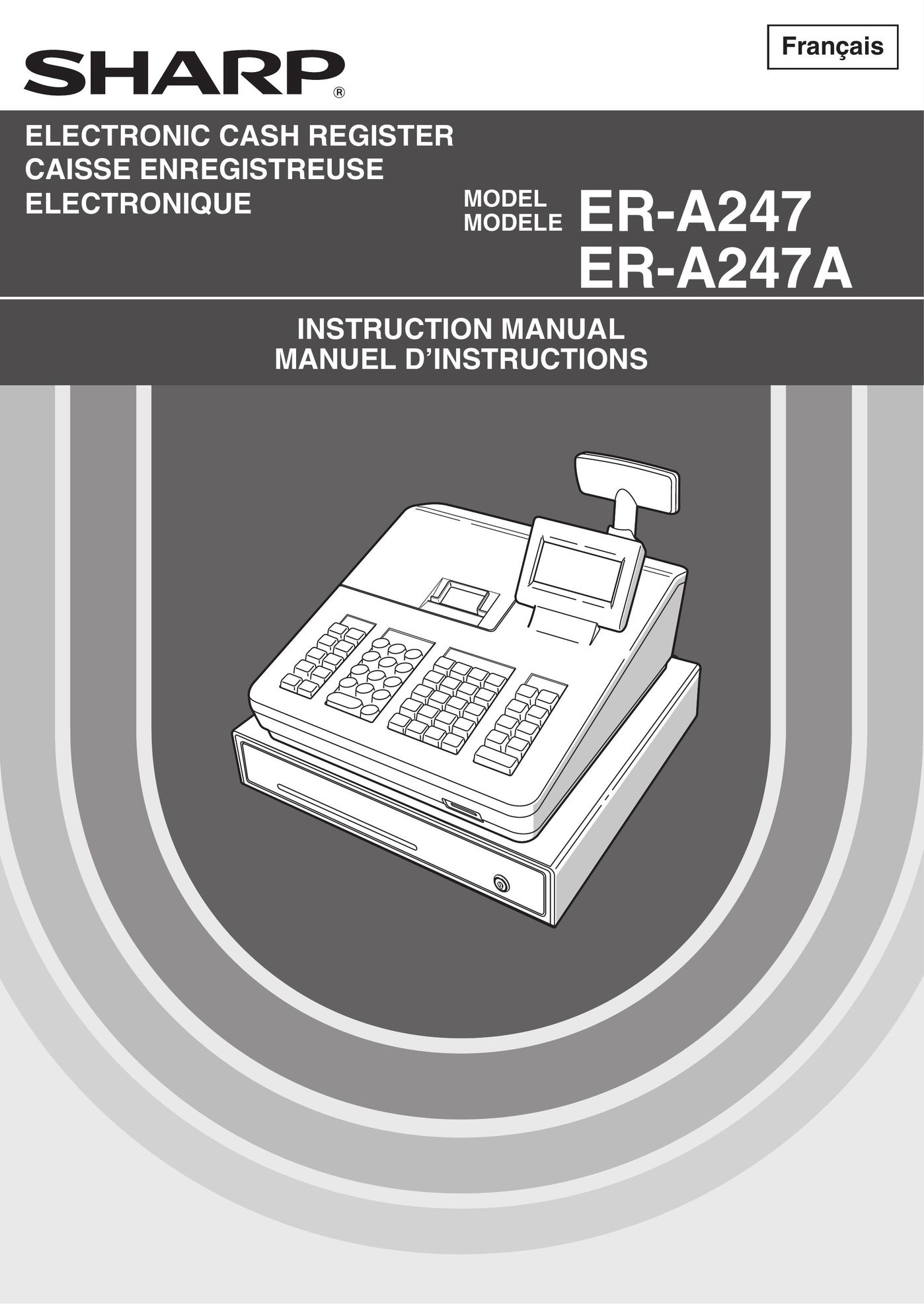 Sharp ER-A247A Cash Register User Manual