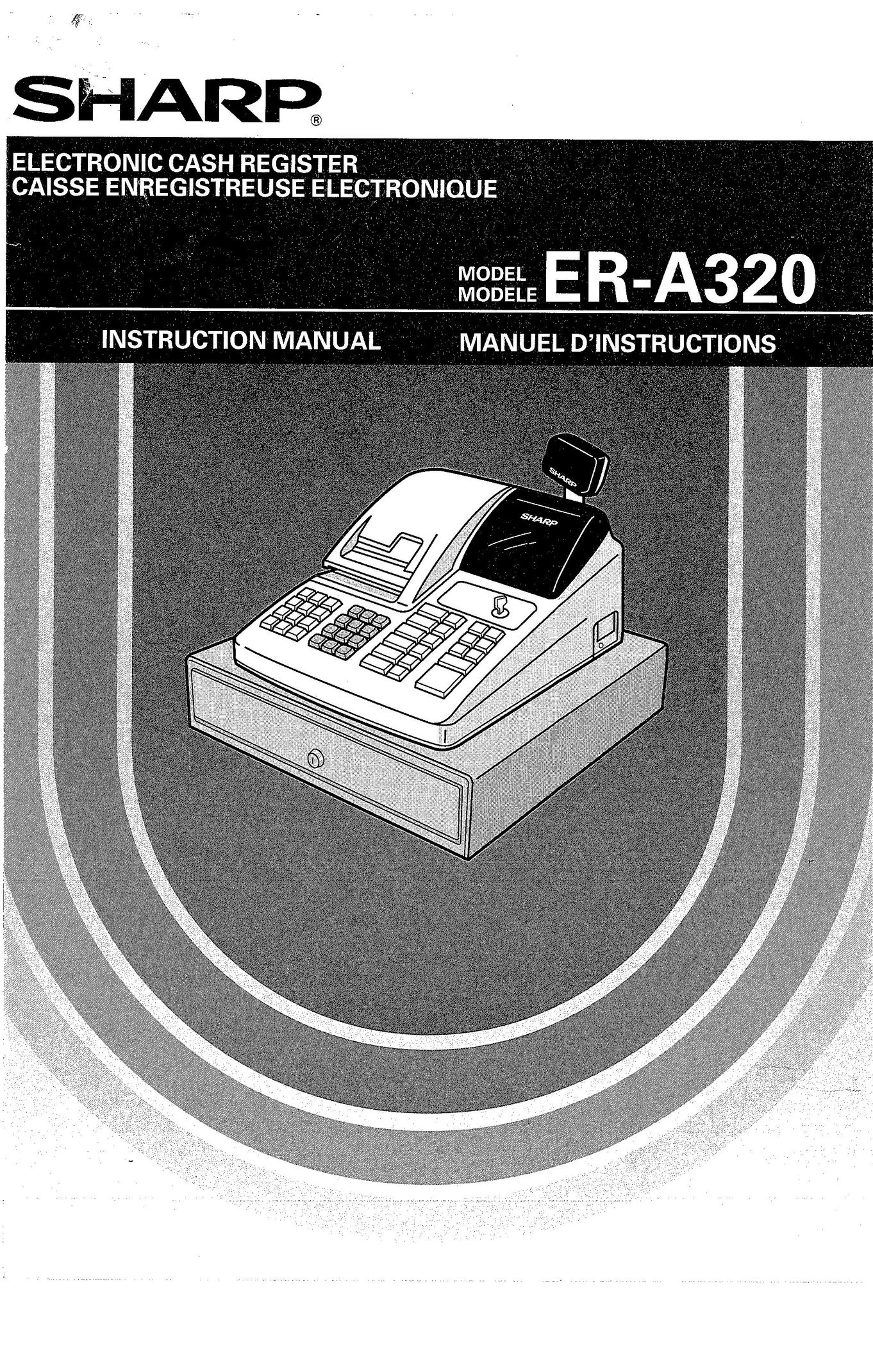 Sharp ER-A320 Cash Register User Manual