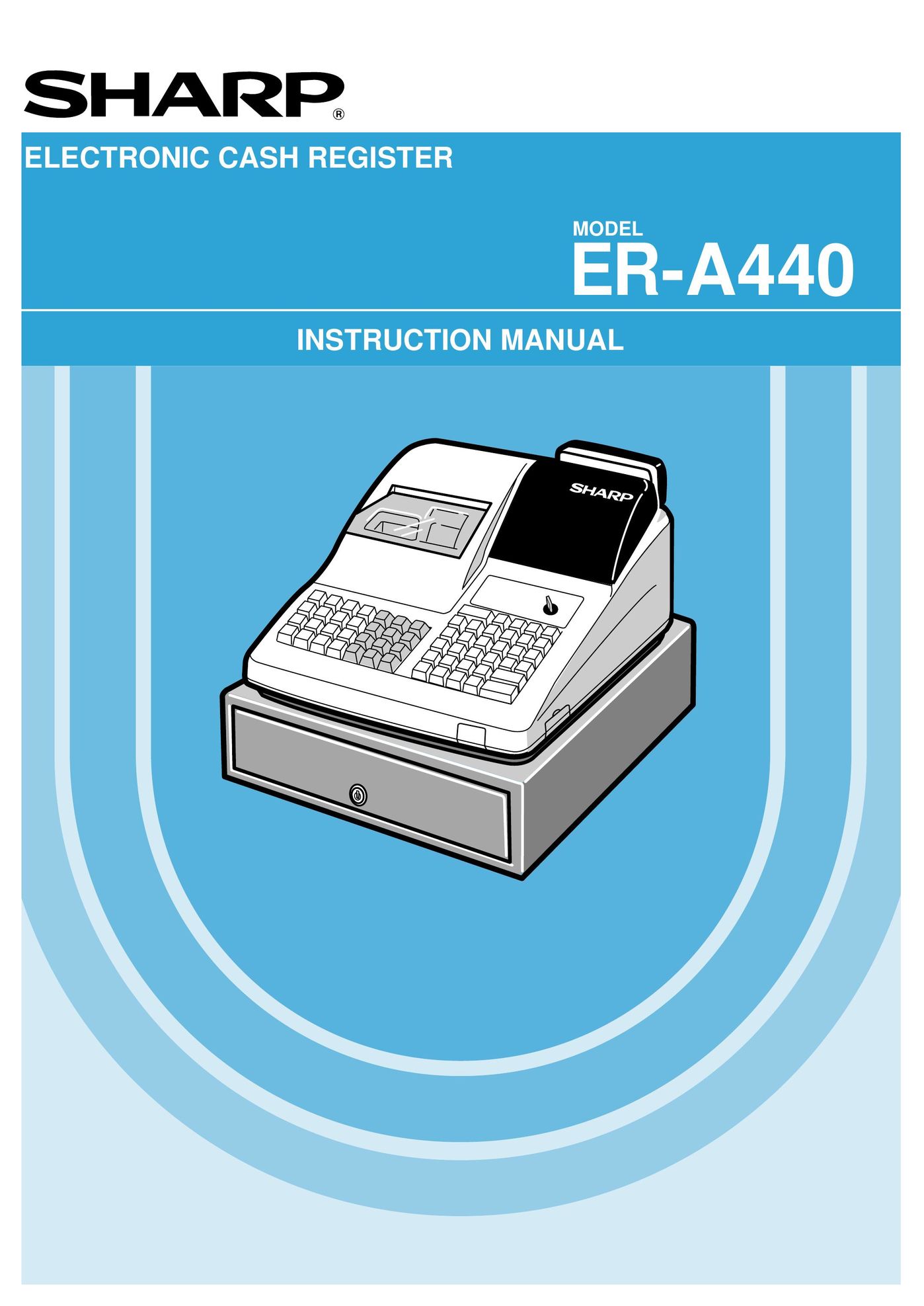 Sharp ER-A440 Cash Register User Manual
