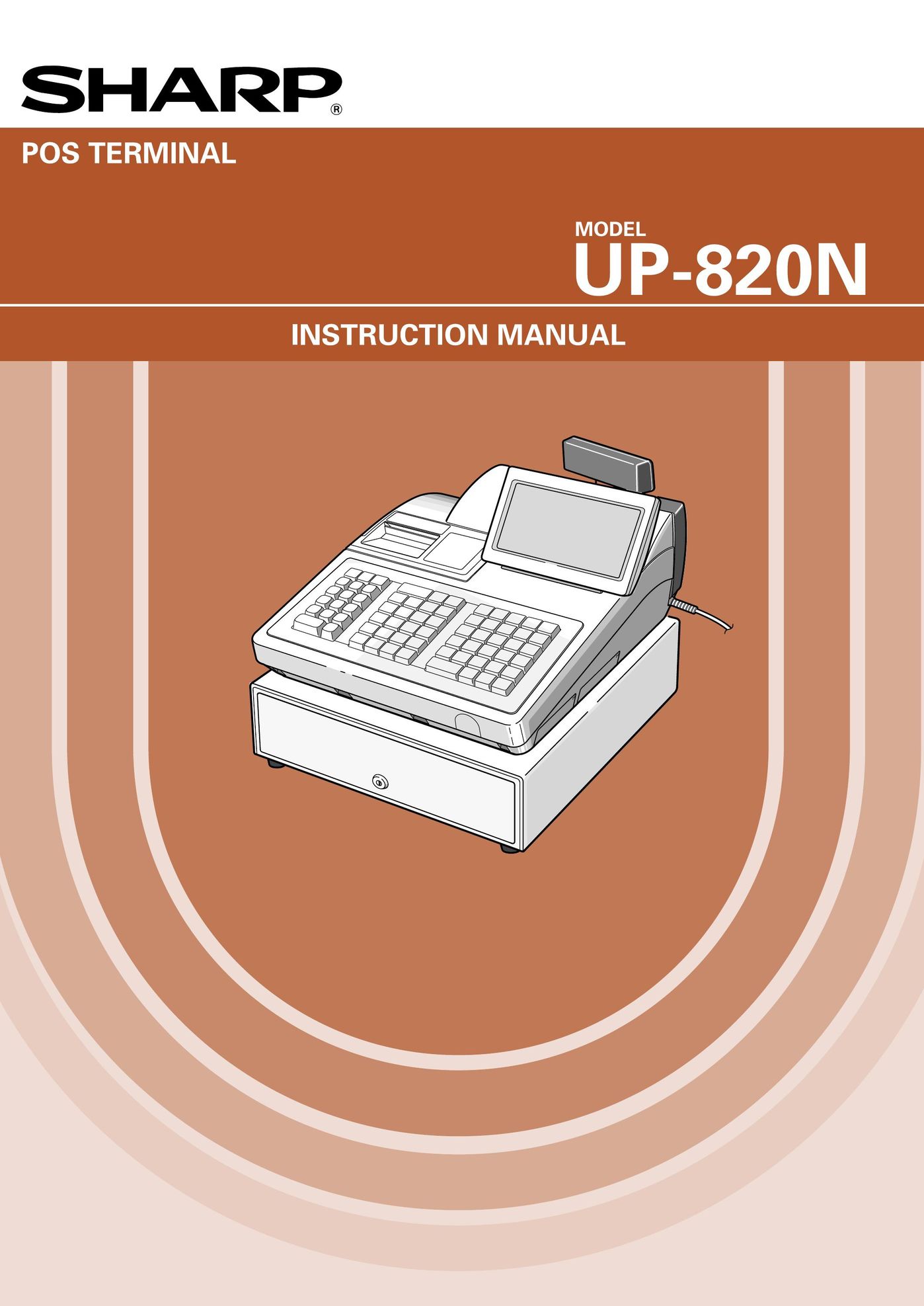 Sharp UP-820N Cash Register User Manual