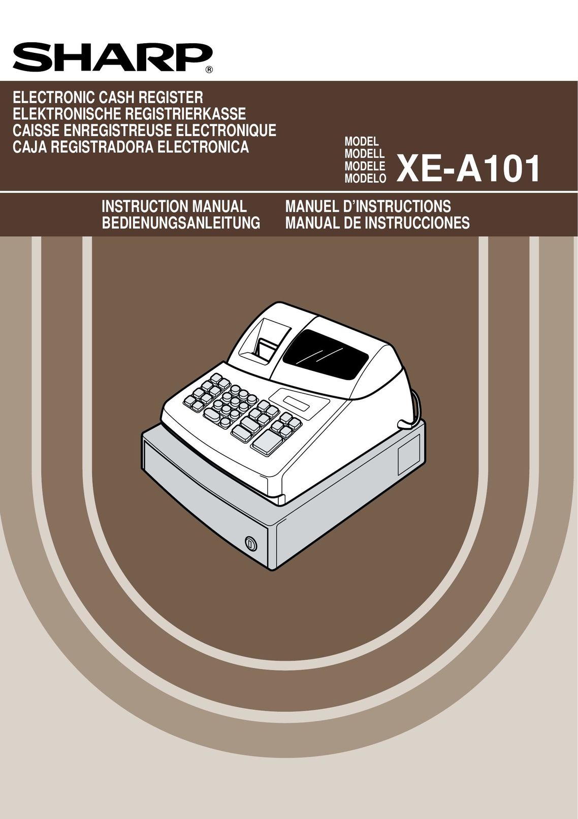 Weider XE-A101 Cash Register User Manual