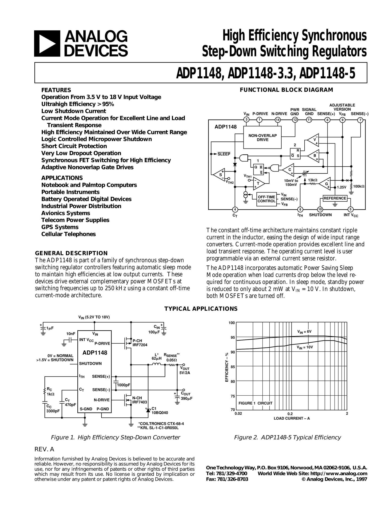 Analog Devices ADP1148-5 Clock User Manual