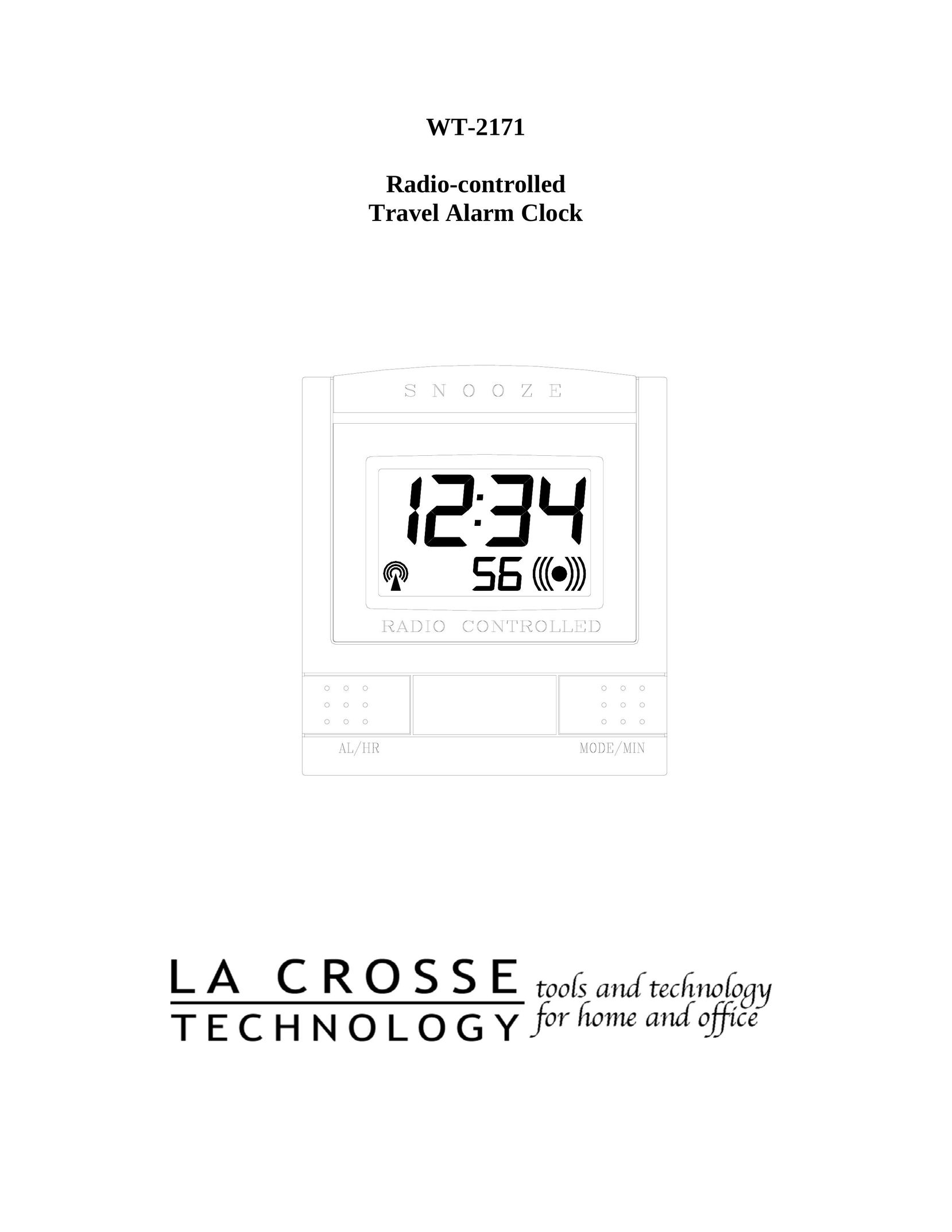 La Crosse Technology WT-2171 Clock User Manual