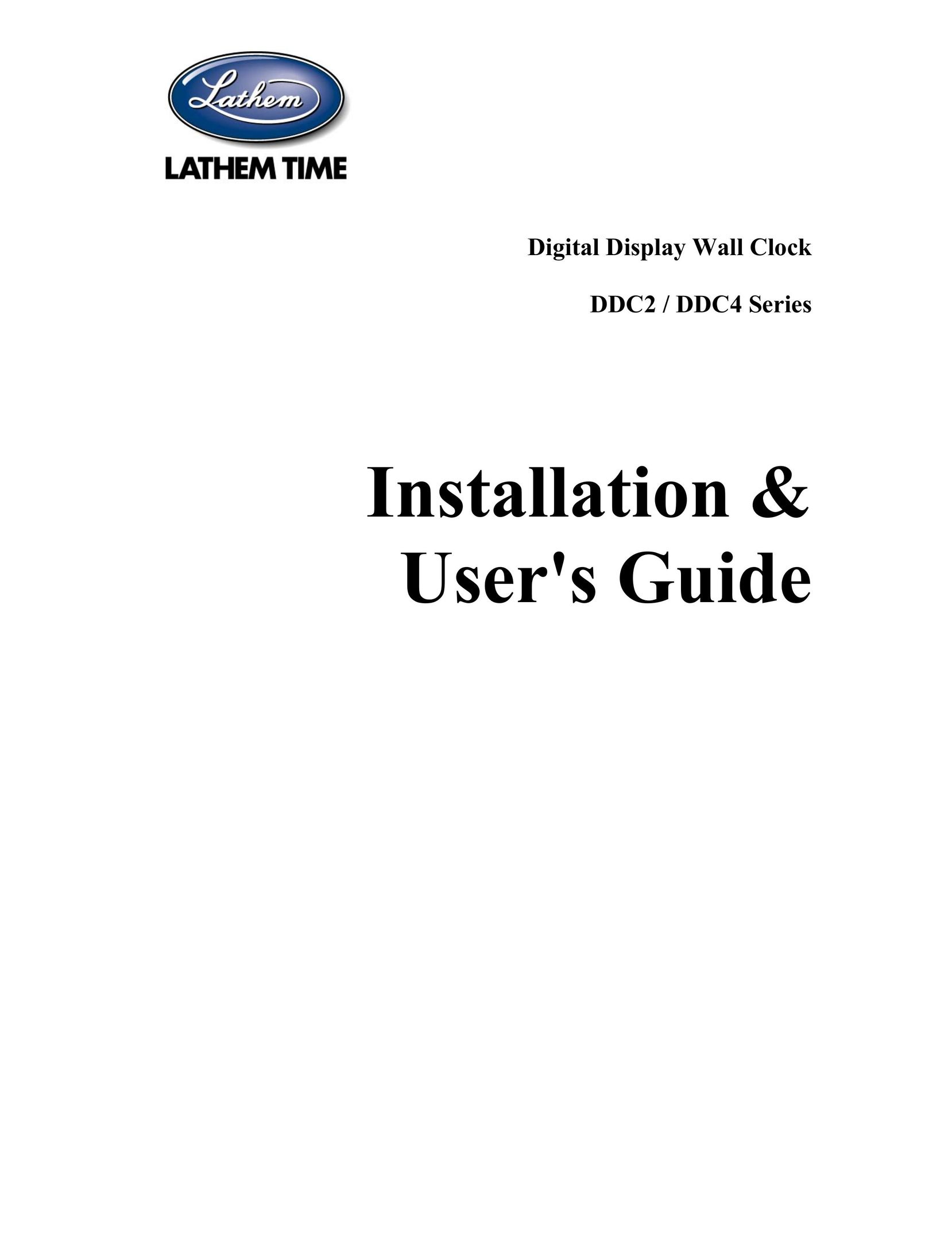 Lathem DDC4 Clock User Manual
